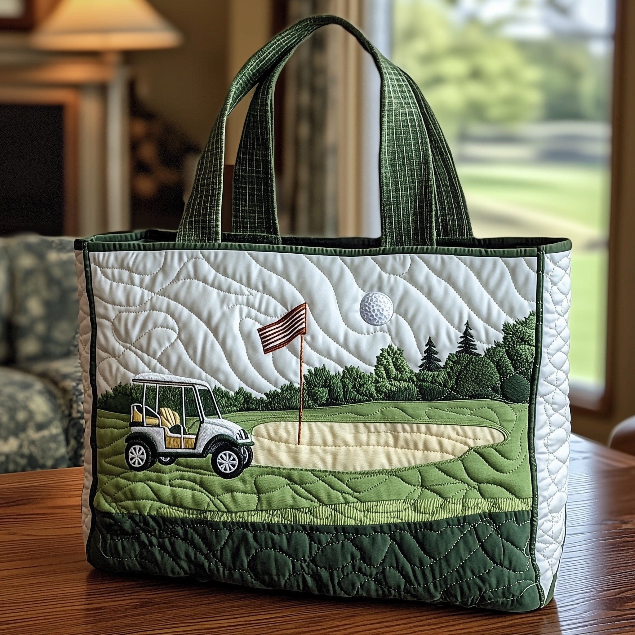 Fairway Dream Quilted Tote Bag GFTOTL3734