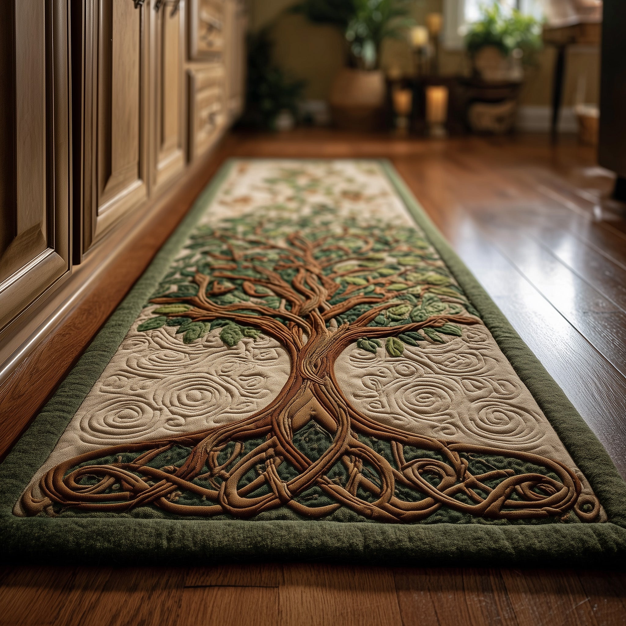 Ancient Celtic Tree Of Life Runner Rug GFTOTL5013