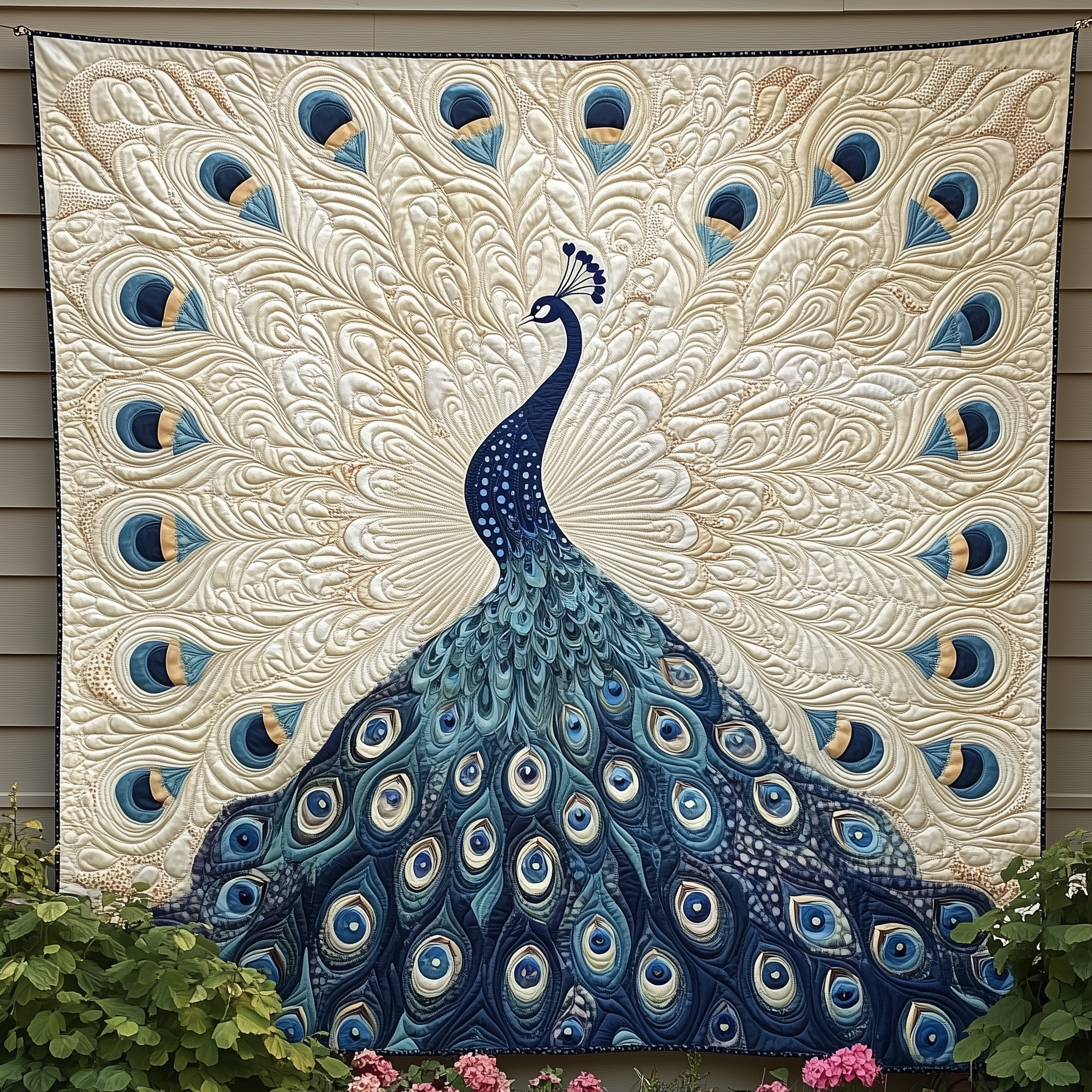 Peacock Quilted Blanket GFTOTL712