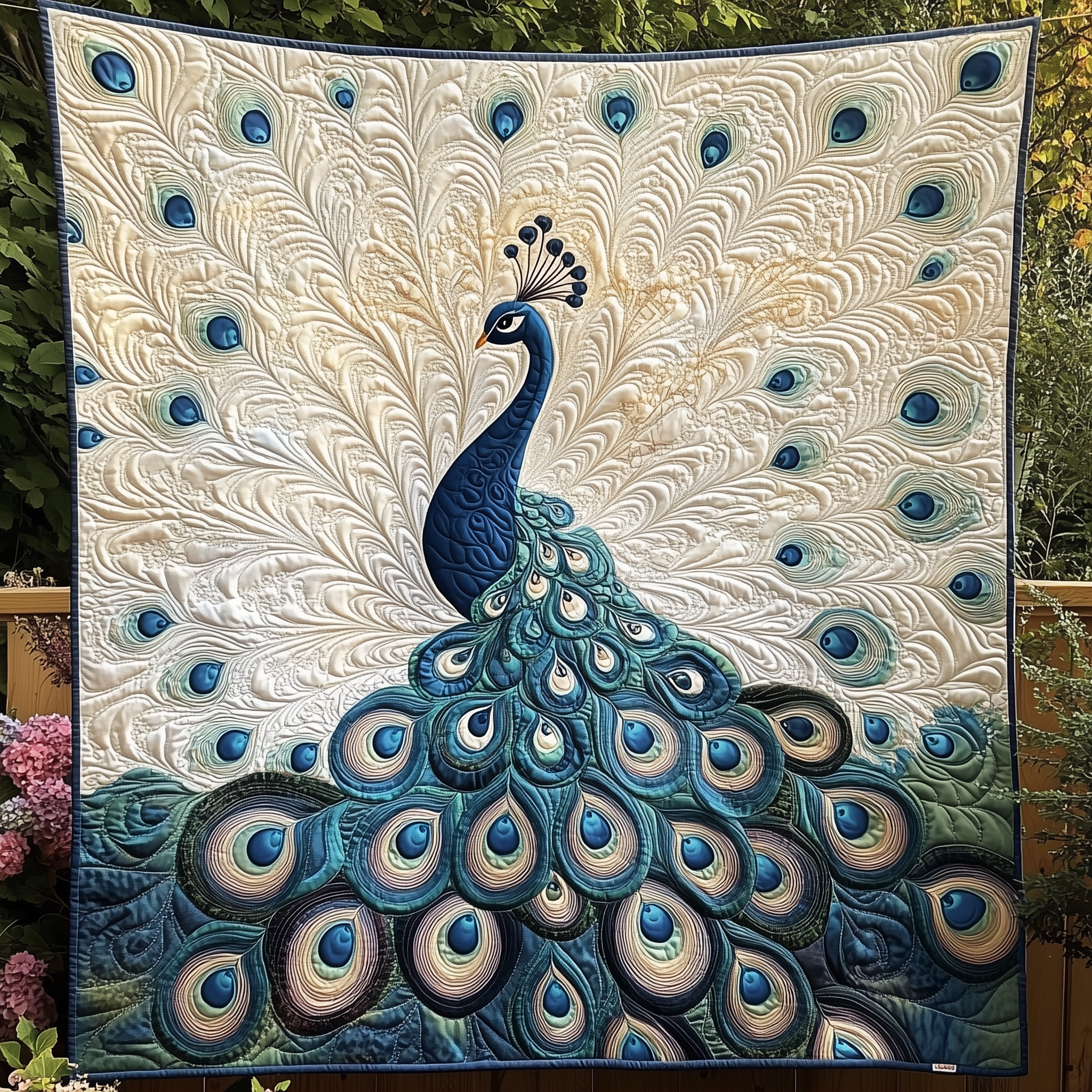 Peacock Quilted Blanket GFTOTL713