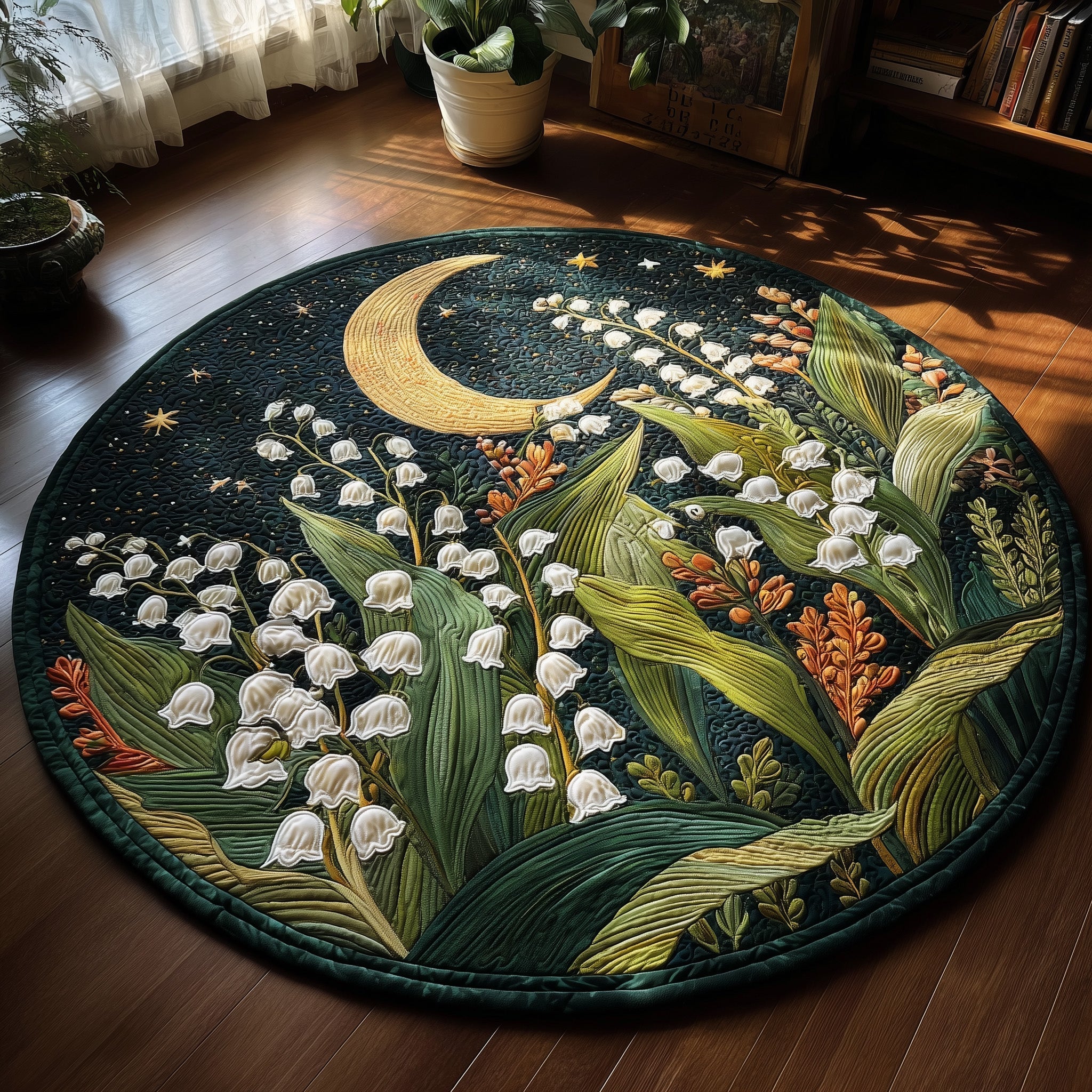Lily of the Valley Quilted Round Mat GFTOTP10143