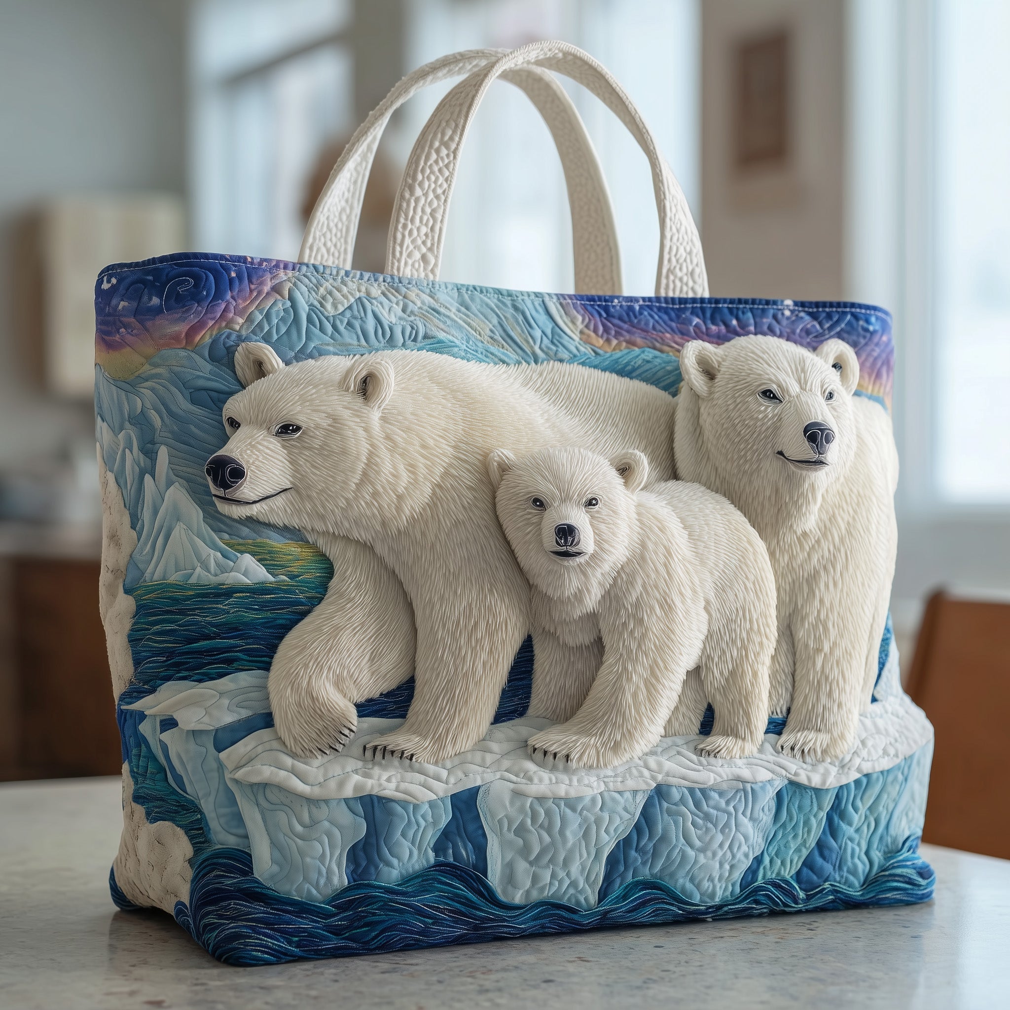 Polar Path Quilted Tote Bag GFTOTP10177