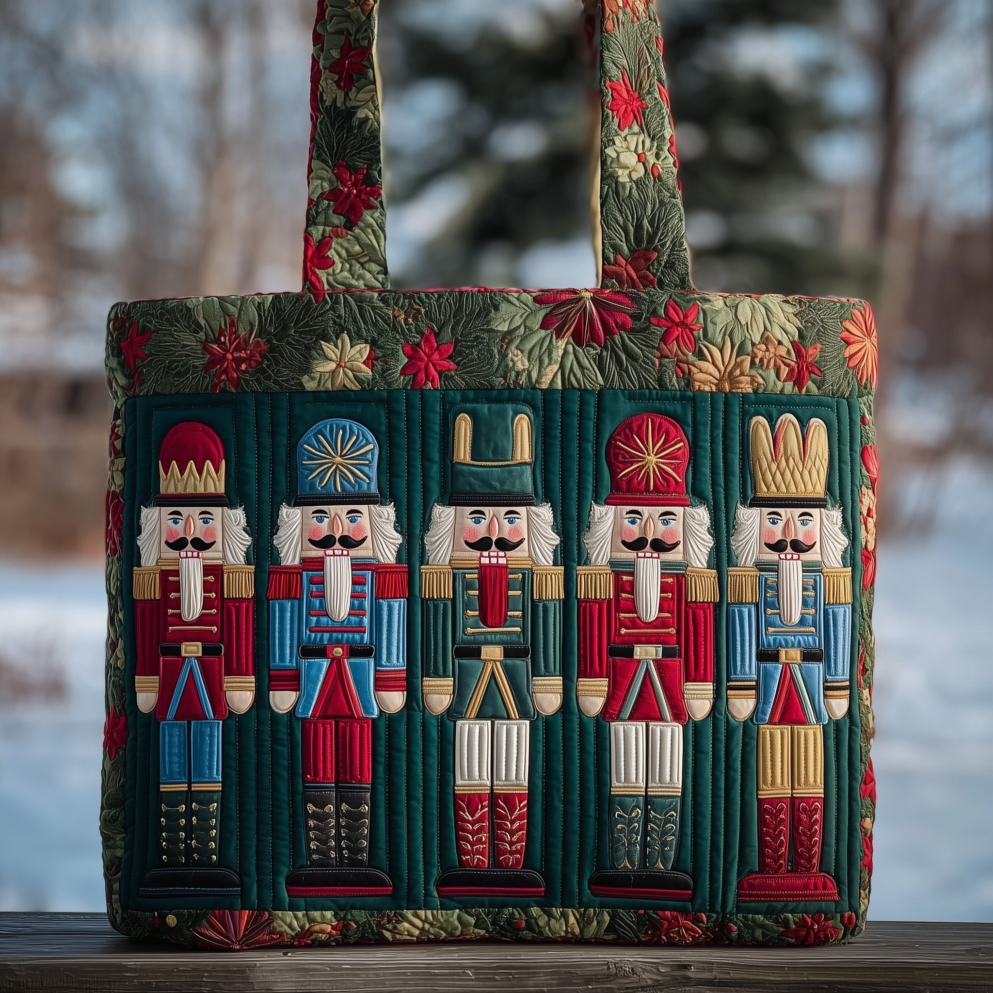 Nutcracker Quilted Tote Bag GFTOTP10294
