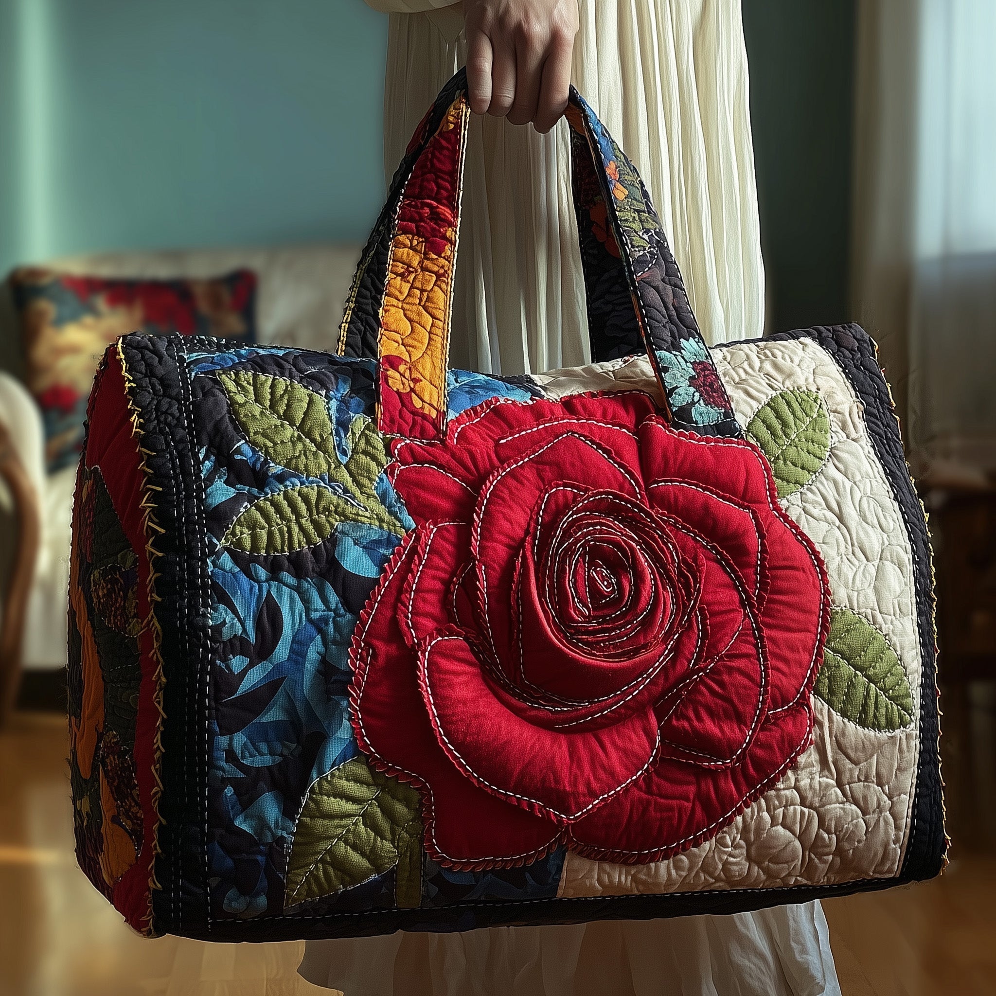 Rose Quilted Duffle Bag GFTOTP10467