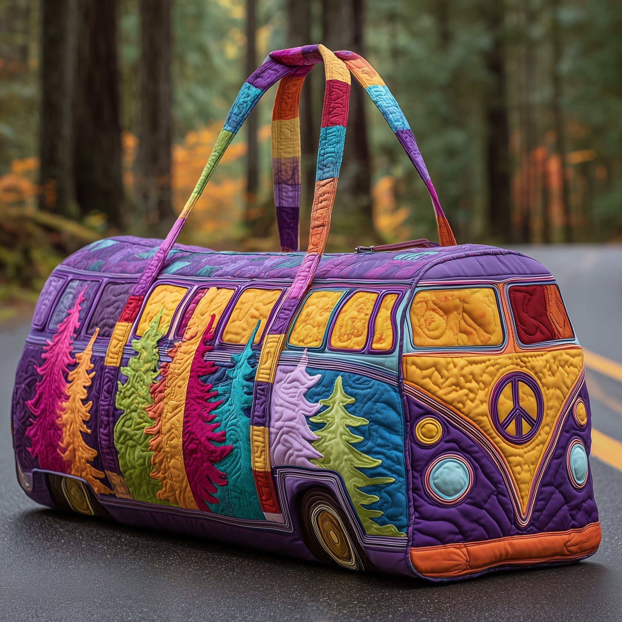Retro Camper Quilted Duffle Bag GFTOTP10782