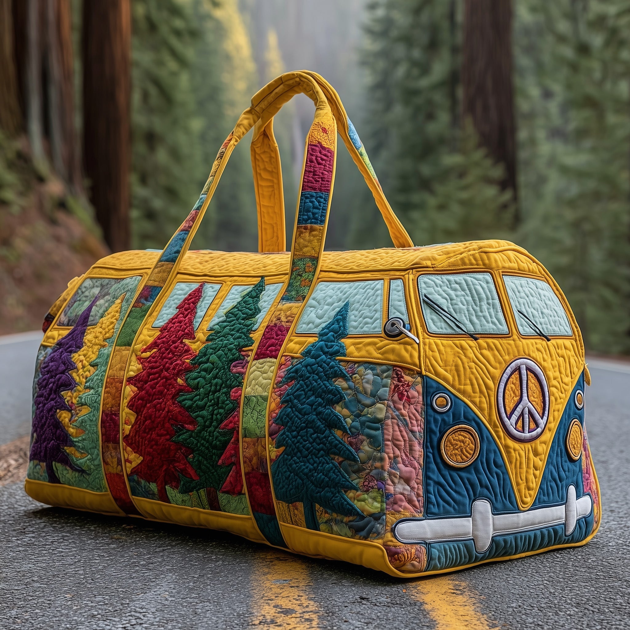 Retro Camper Quilted Duffle Bag GFTOTP10784