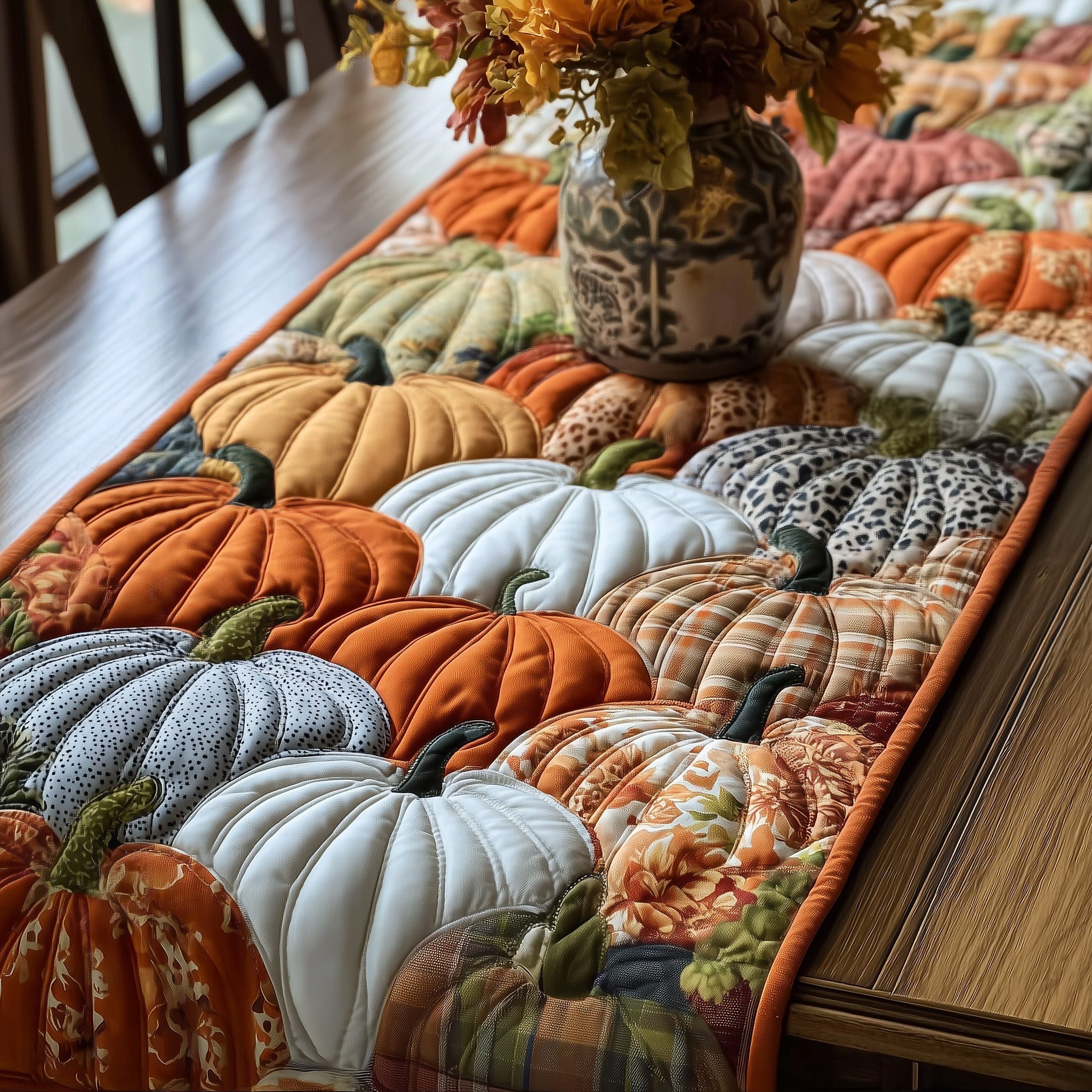 Pumpkin Lane Quilted Table Runner GFTOTP11037