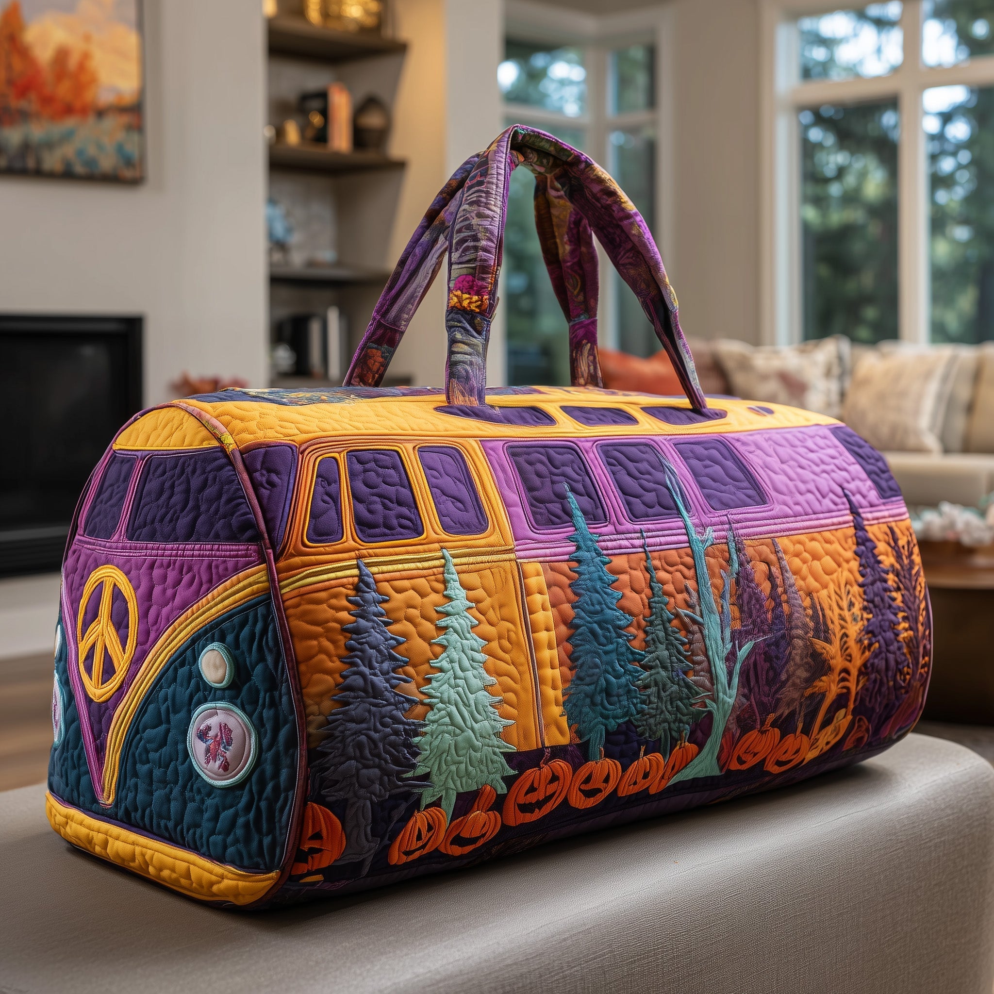 Spooky Journey Quilted Duffle Bag GFTOTP11180