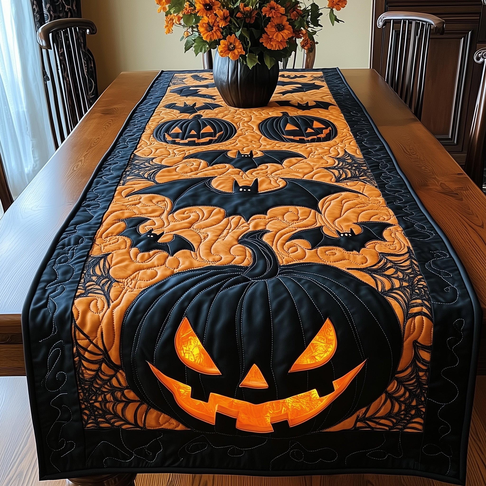 Haunted Night Quilted Table Runner GFTOTP11765