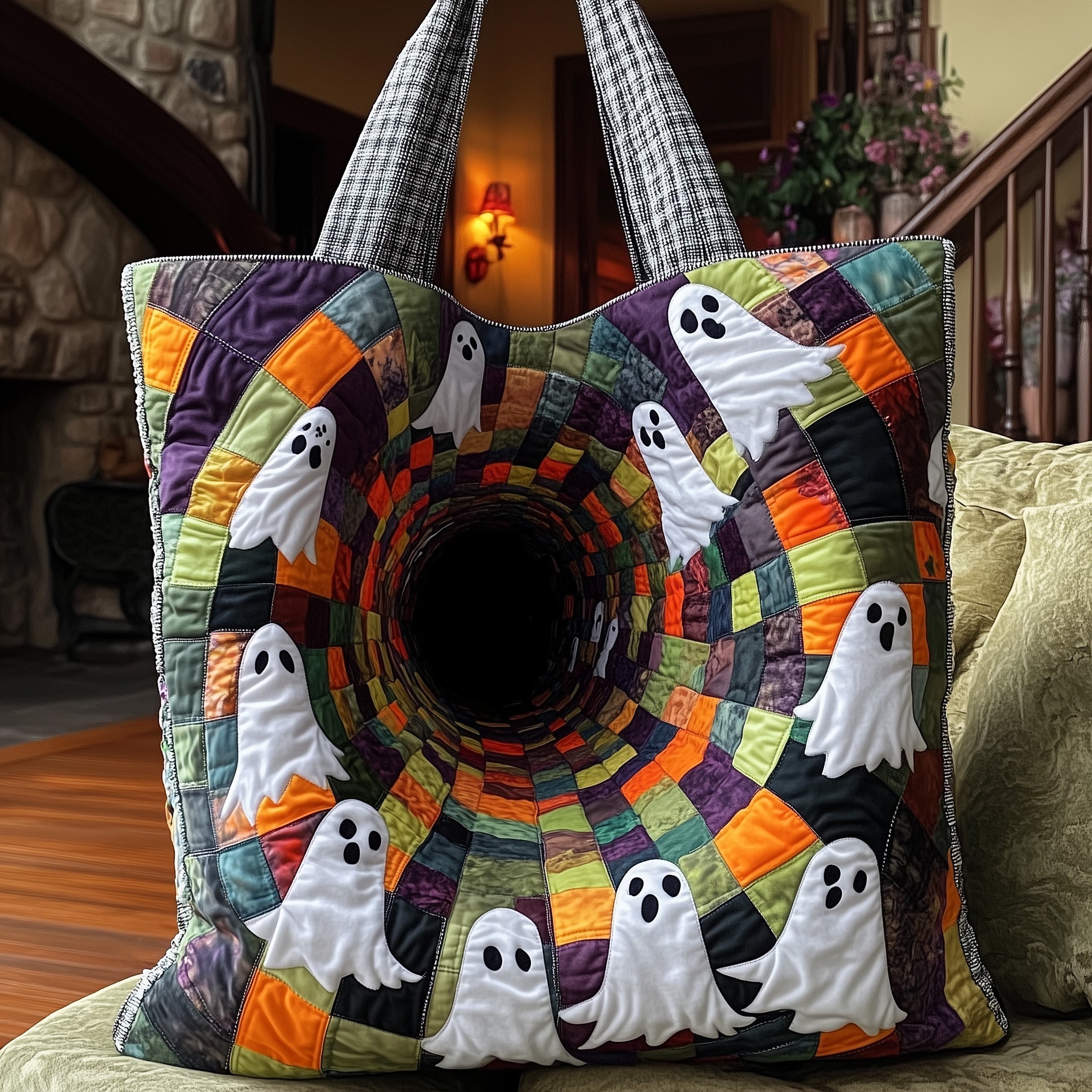 Spooky Season Quilted Tote Bag GFTOTP12498