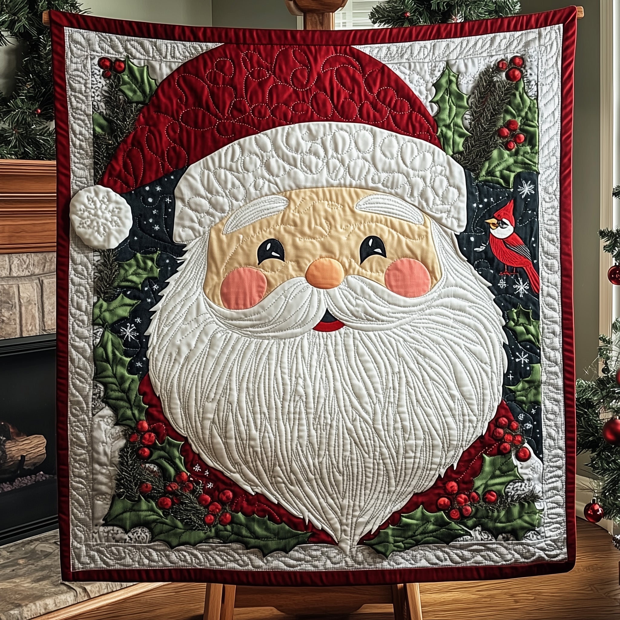 Santa Workshop Quilted Blanket GFTOTP12960