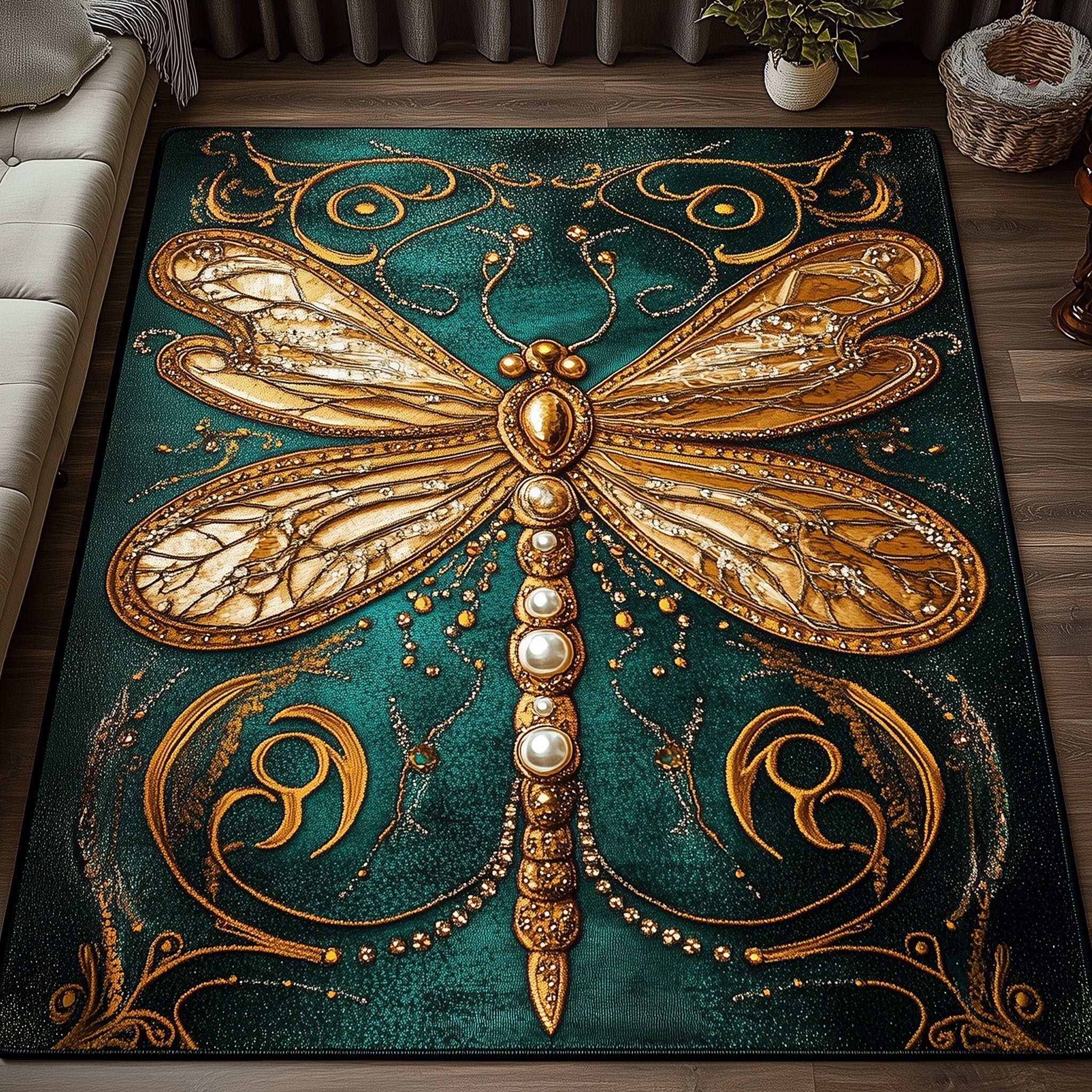Iridescent Flight Area Rug GFTOTP13198