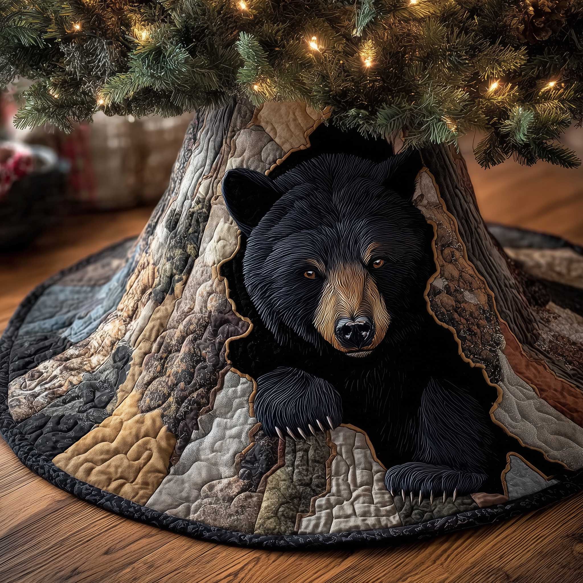 Woodland Wanderer Quilted Tree Skirt GFTOTP13666