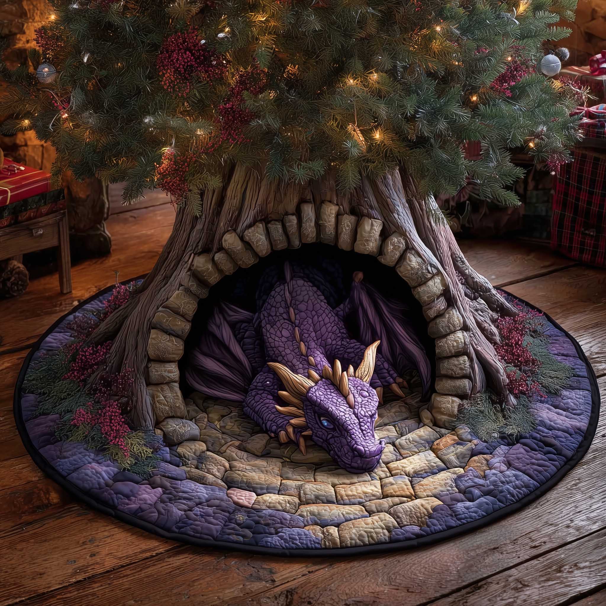 Holiday Guardian Quilted Tree Skirt GFTOTP13713
