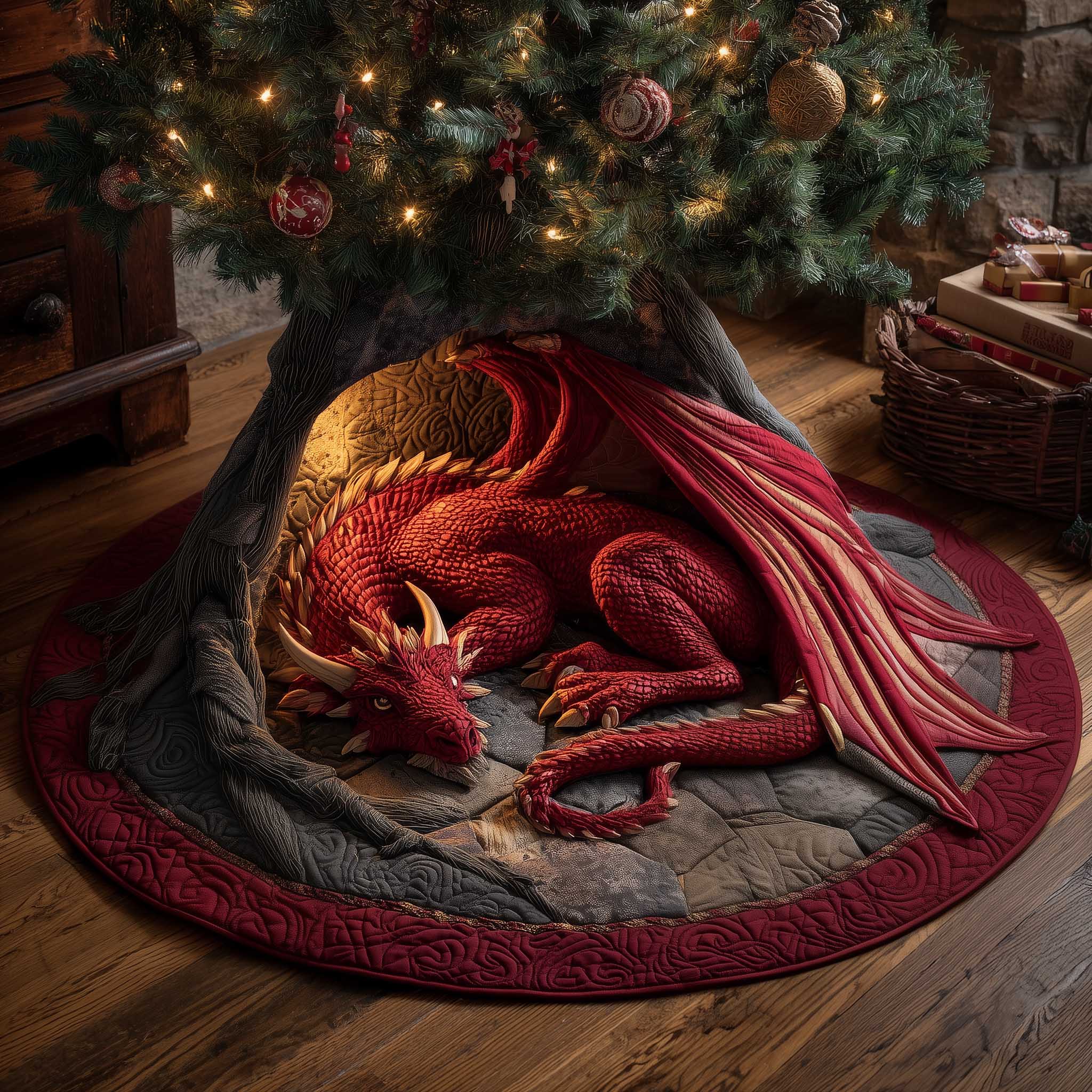 Holiday Guardian Quilted Tree Skirt GFTOTP13714