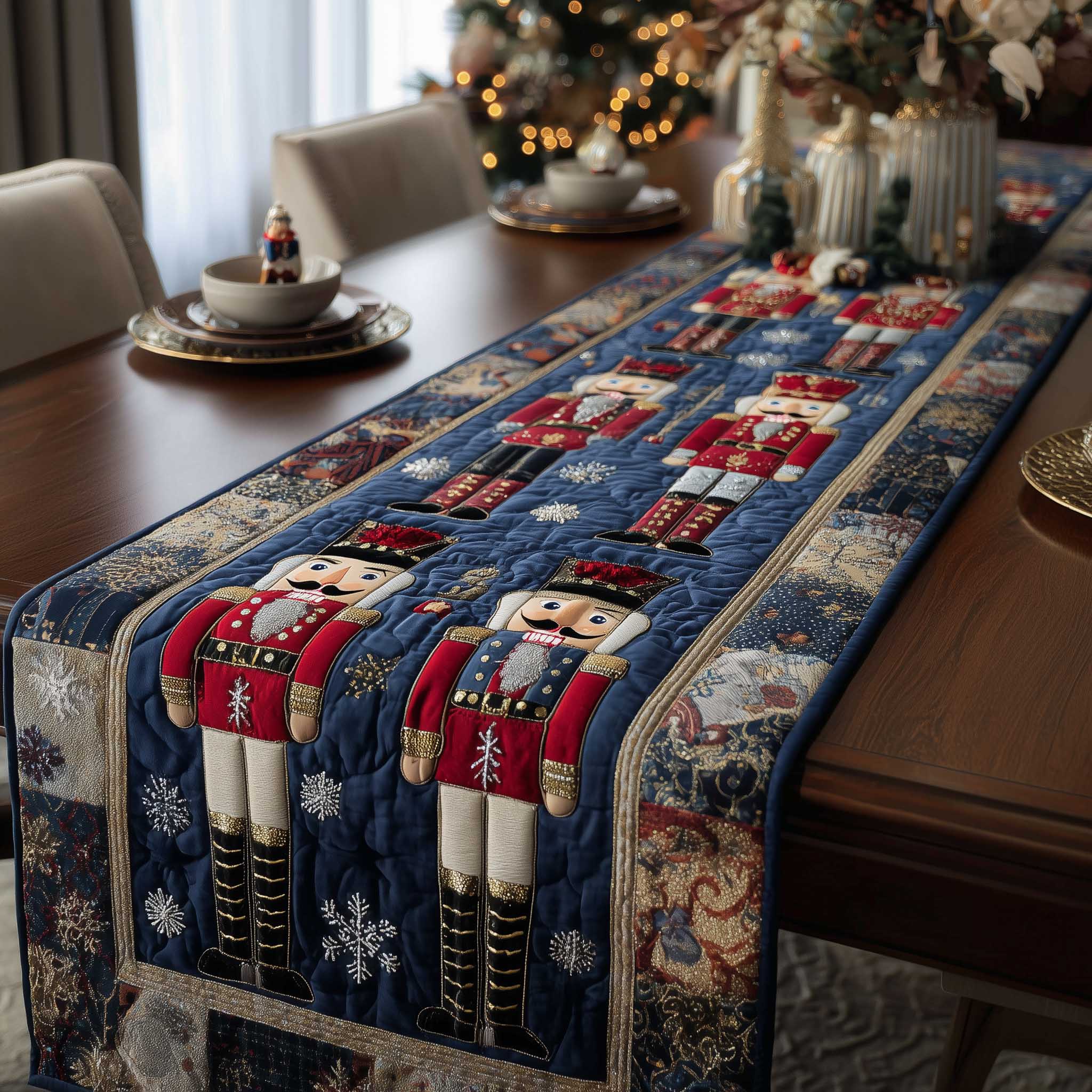 Nutcracker Quilted Table Runner GFTOTP13726