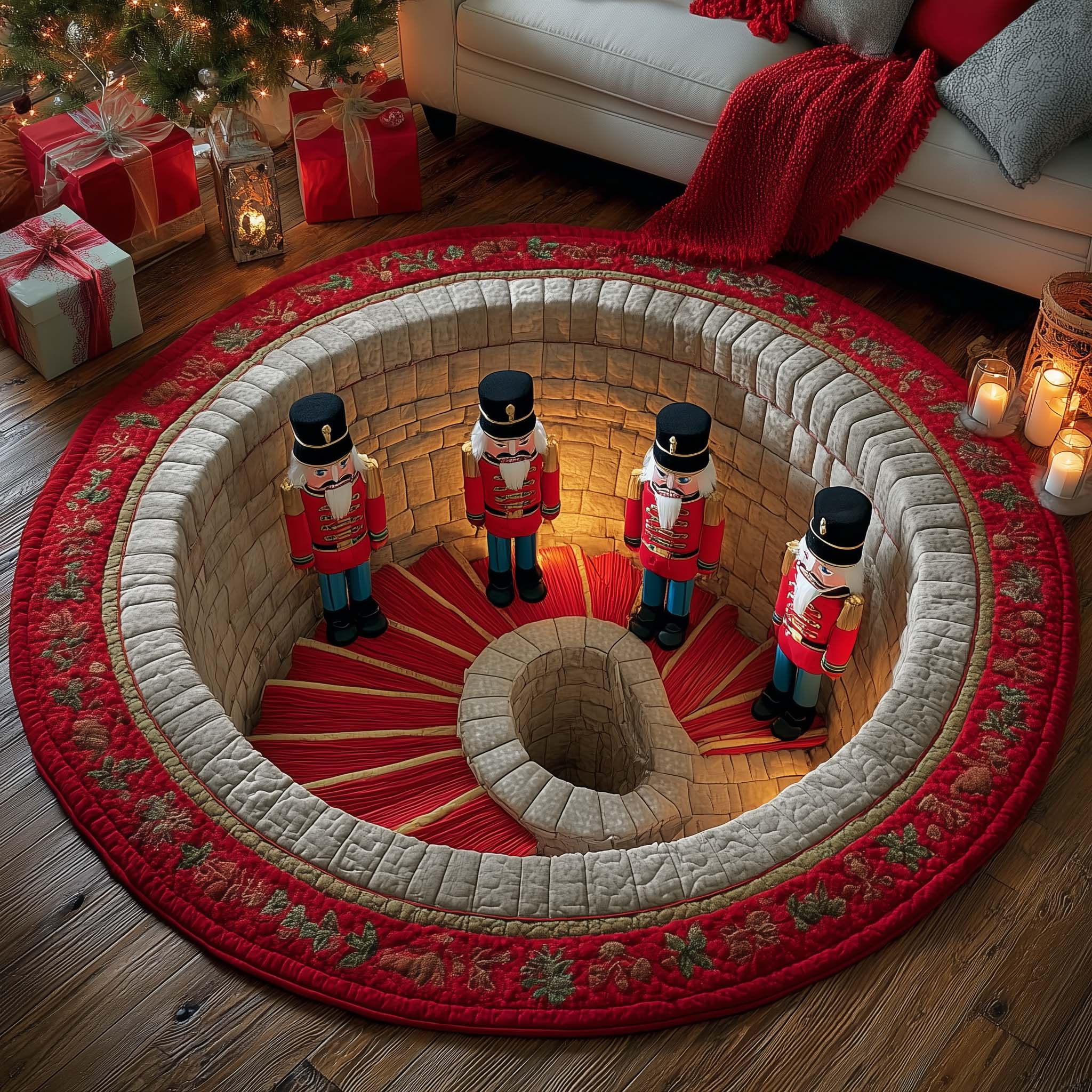 Jolly Workshop Quilted Round Mat GFTOTP14736