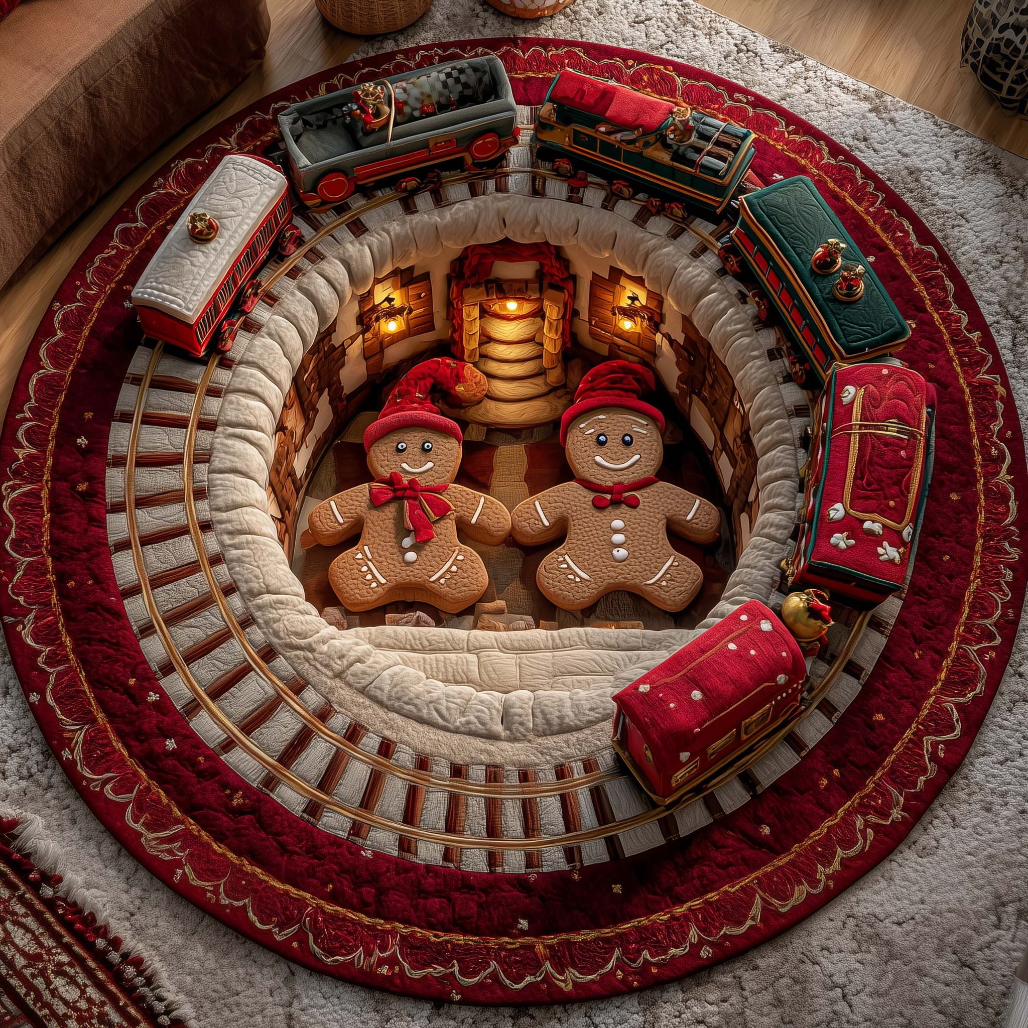 Jolly Workshop Quilted Round Mat GFTOTP14740