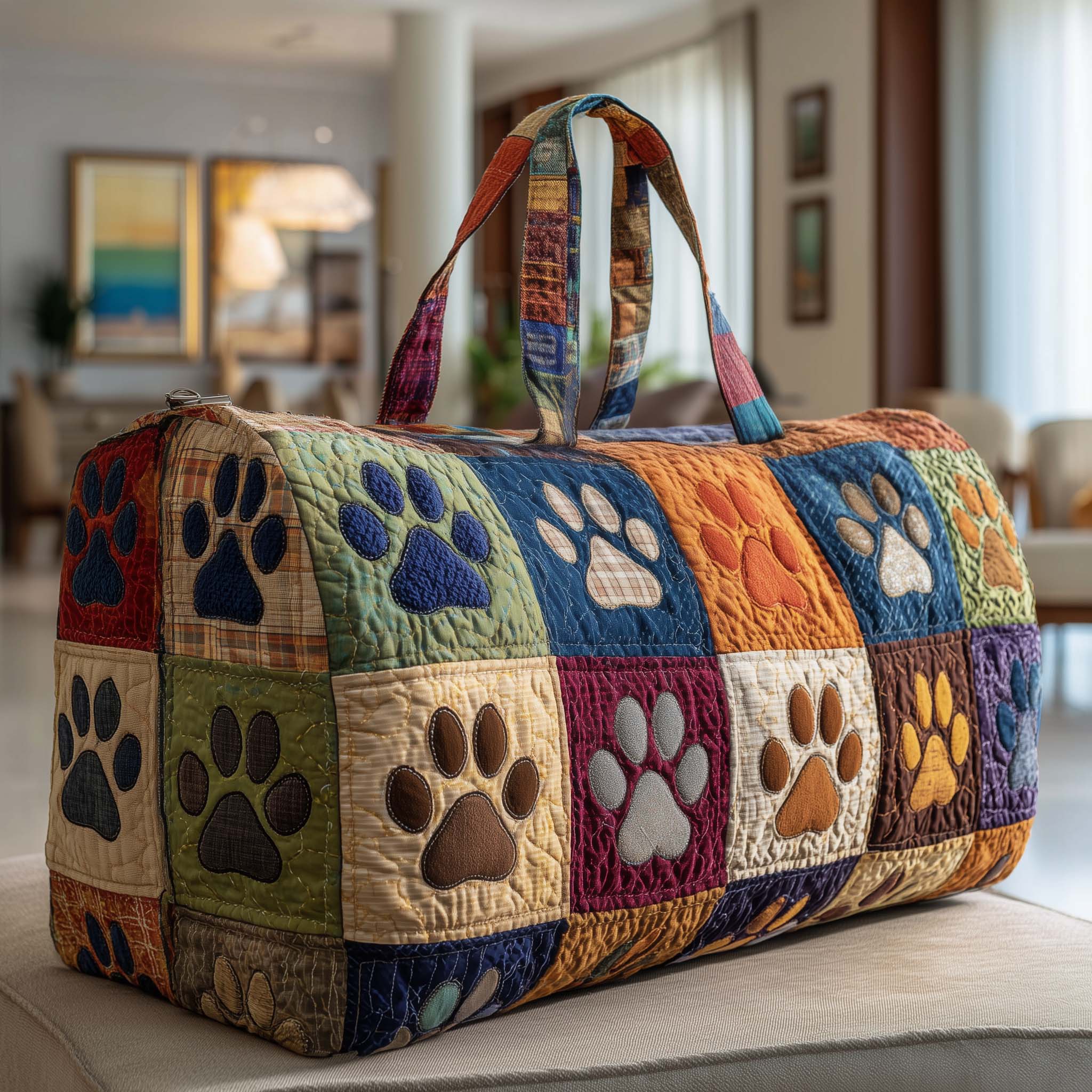 Pawty Trail Quilted Duffle Bag GFTOTP14773