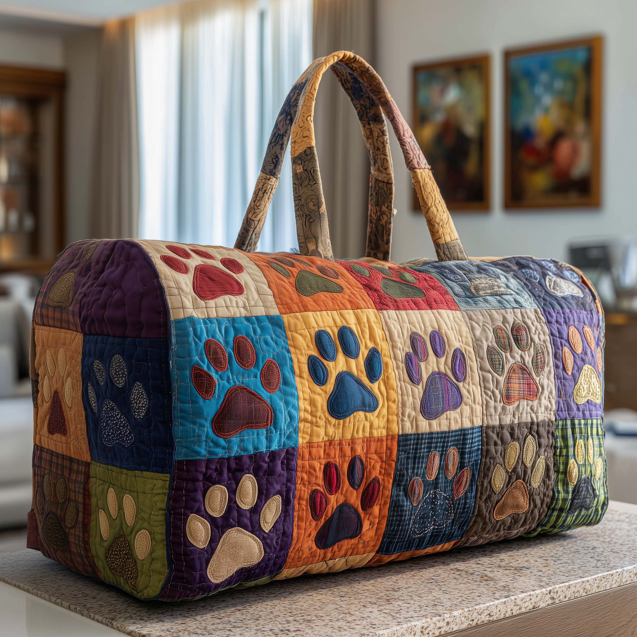 Pawty Trail Quilted Duffle Bag GFTOTP14775