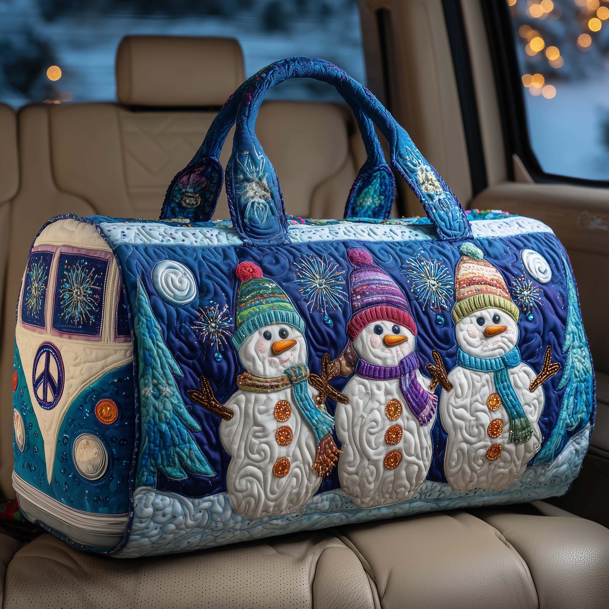Holiday Van Quilted Duffle Bag GFTOTP15113