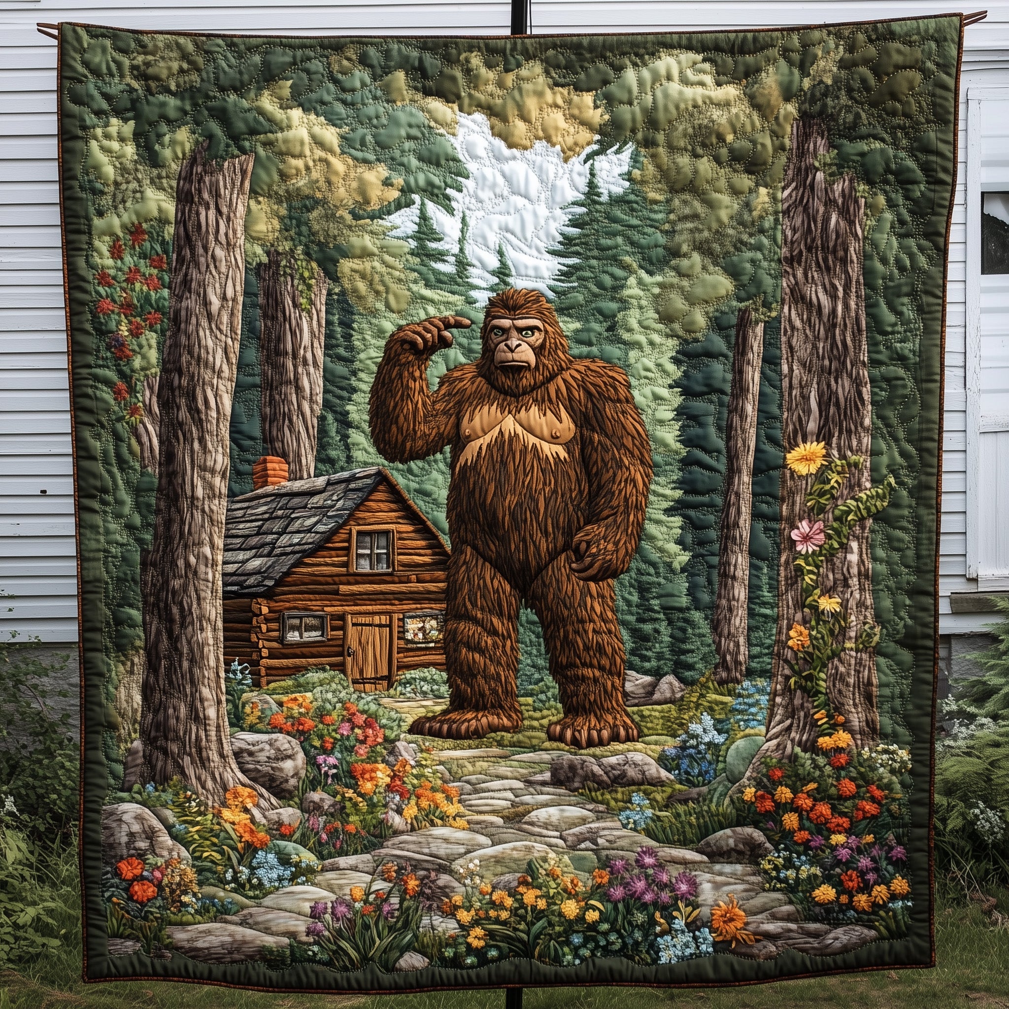 Forest Retreat Quilted Blanket GFTOTP15711
