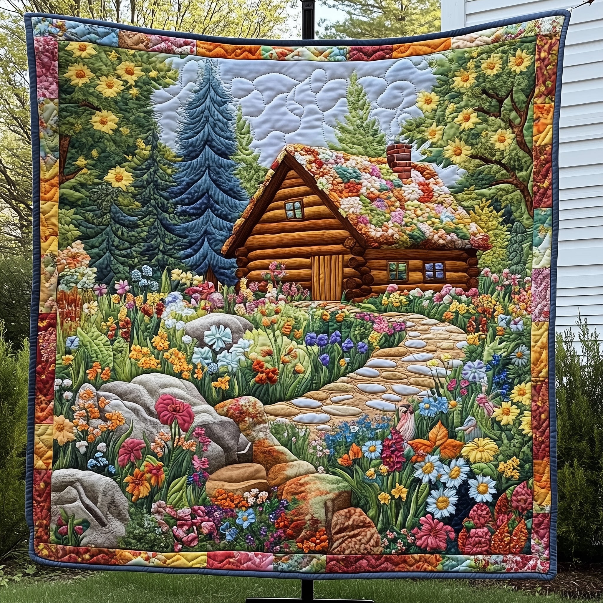 Forest Retreat Quilted Blanket GFTOTP15713