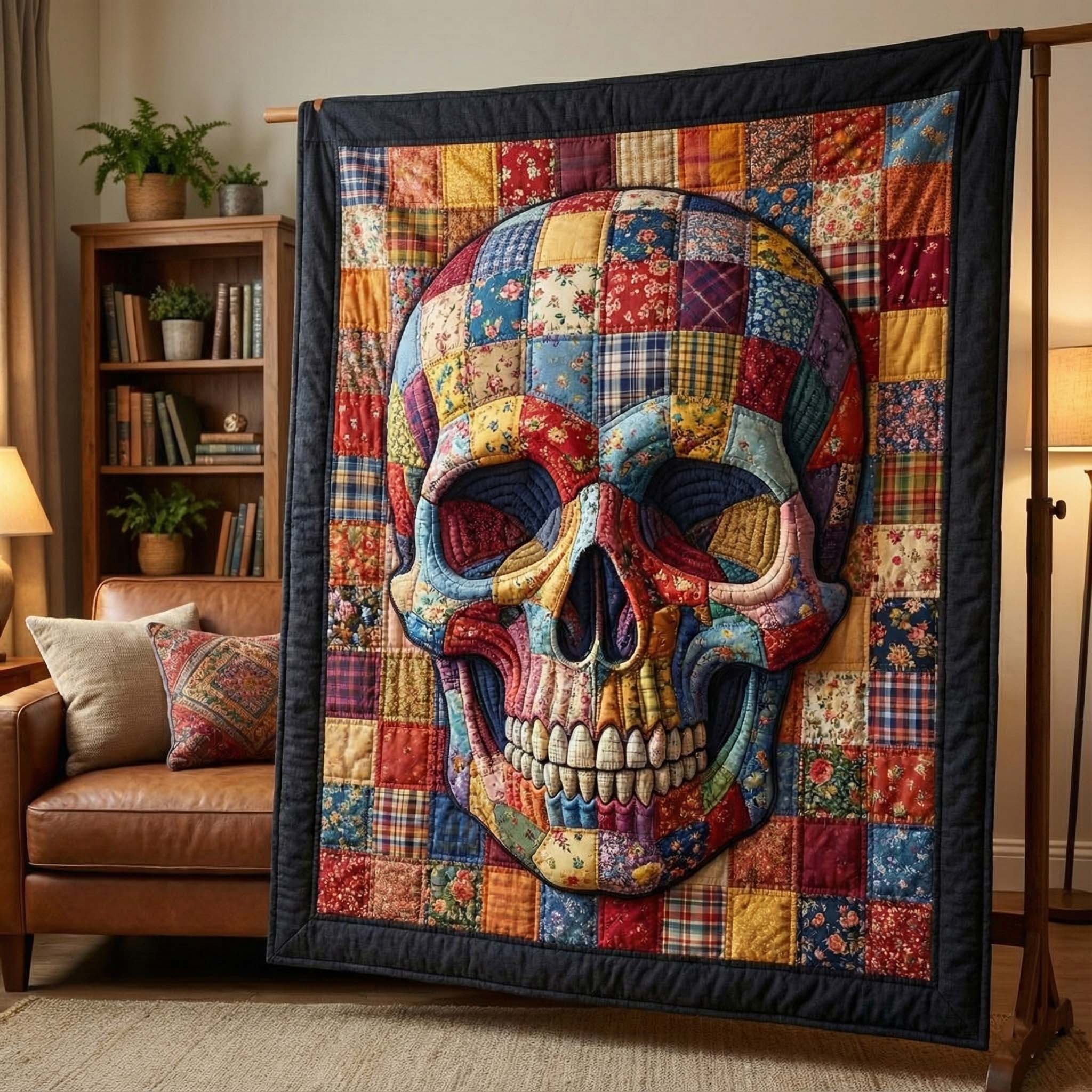 Mystic Skull Quilted Blanket GFTOTP15737