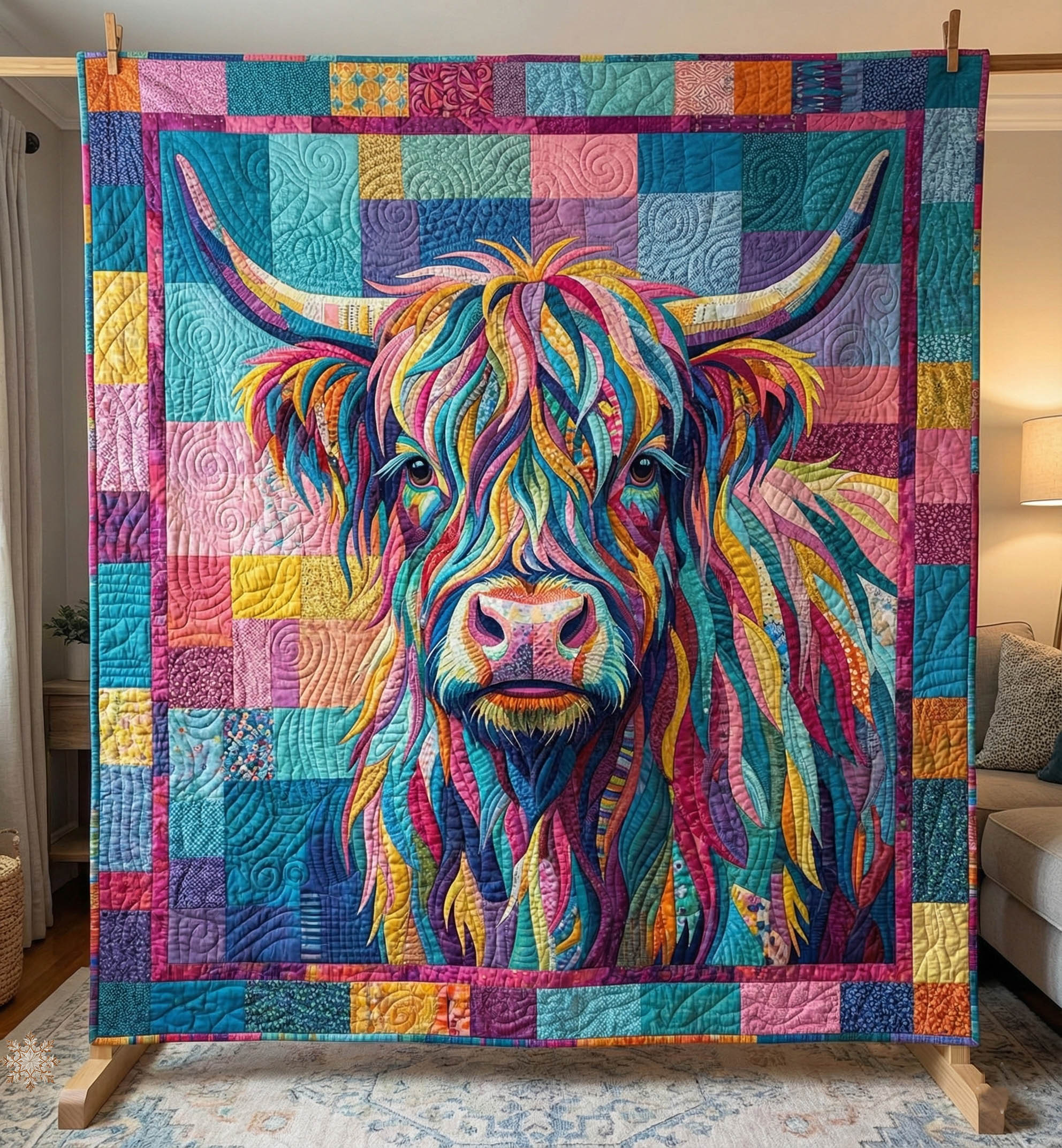 Highland Serenity Quilted Blanket GFTOTP15788