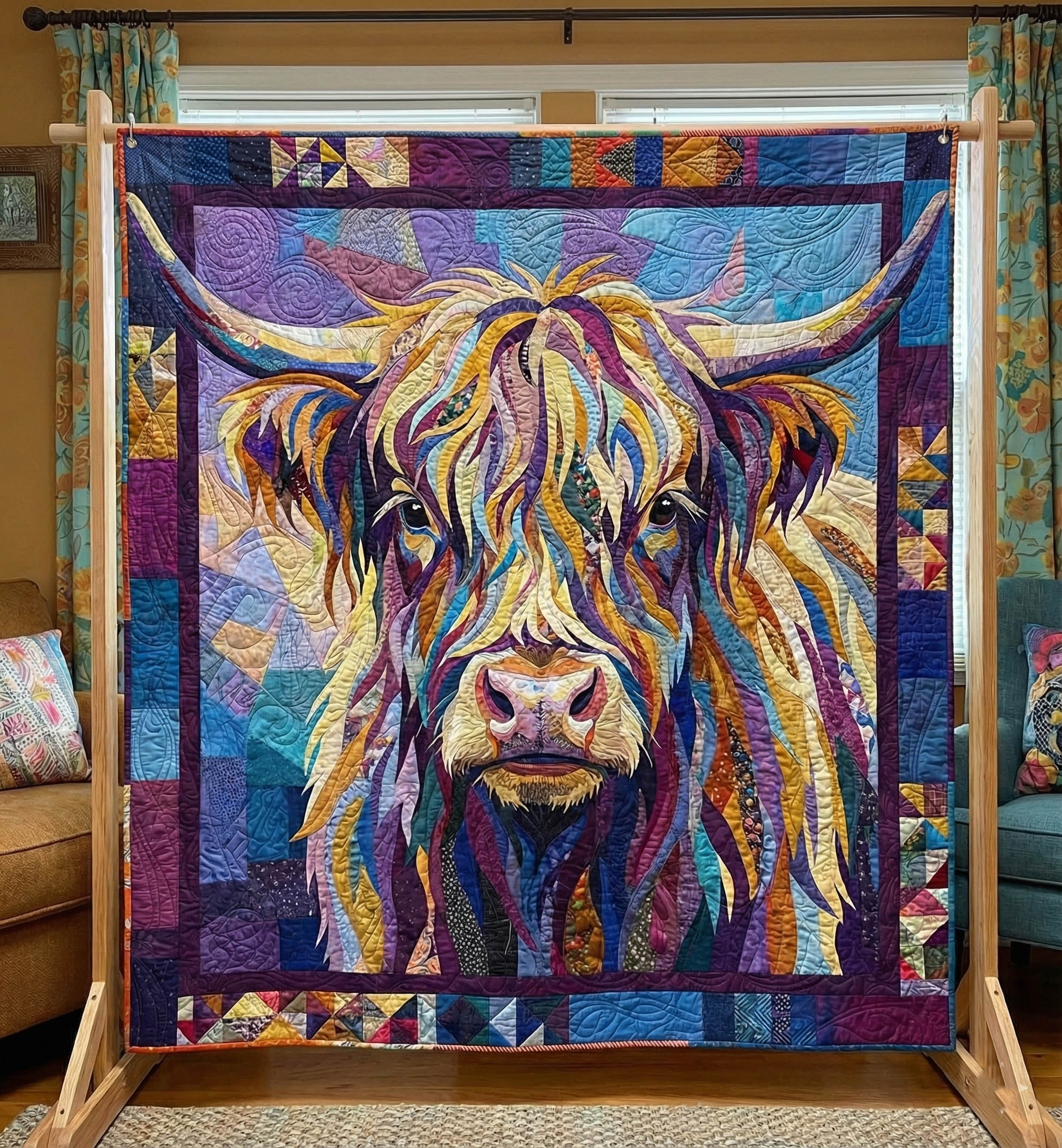 Highland Serenity Quilted Blanket GFTOTP15789