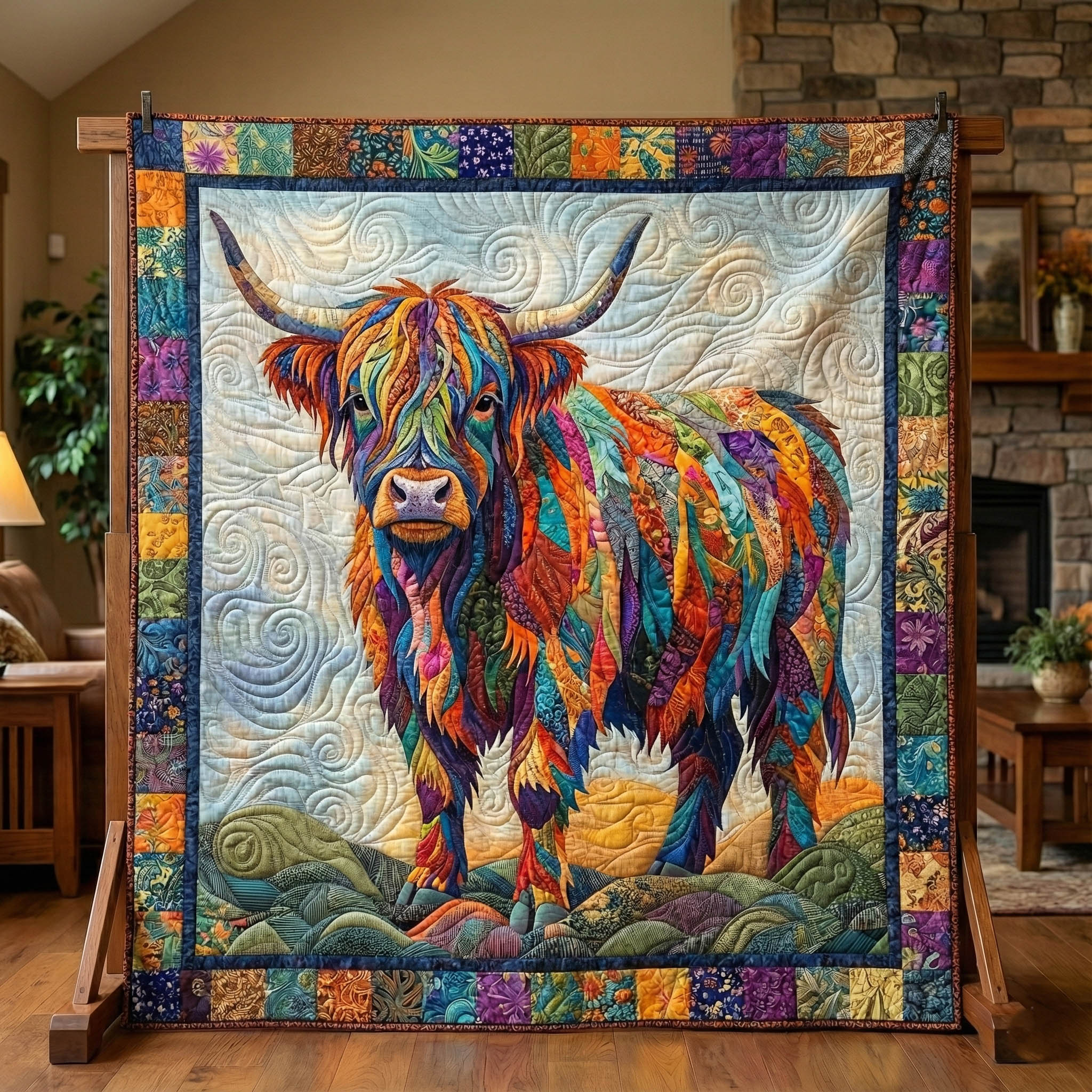 Highland Serenity Quilted Blanket GFTOTP15790