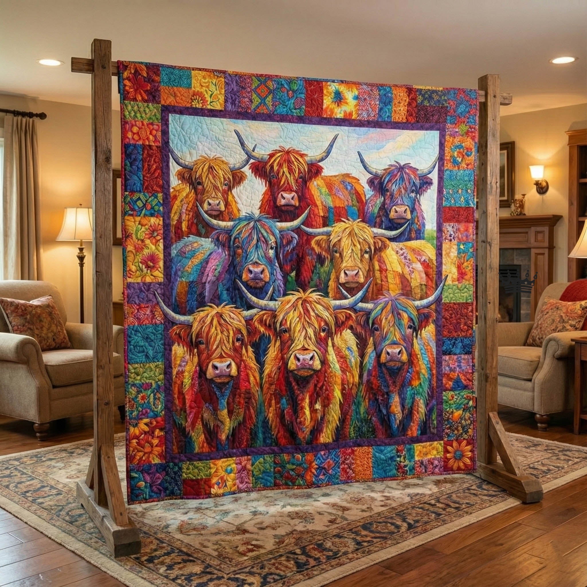 Highland Serenity Quilted Blanket GFTOTP15791