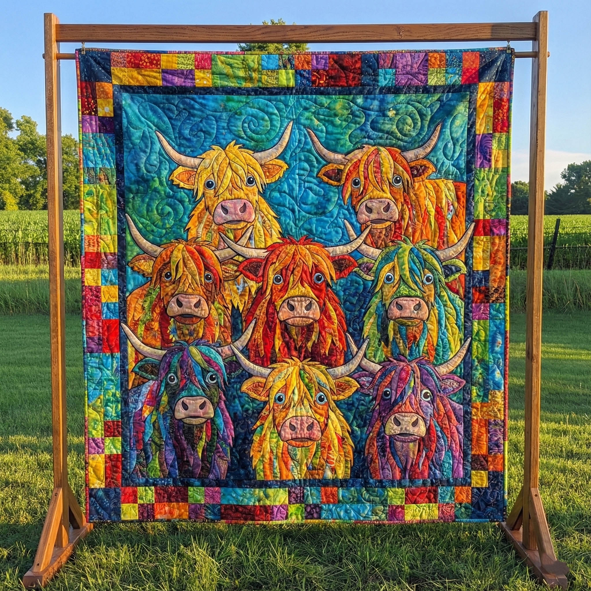 Highland Serenity Quilted Blanket GFTOTP15792