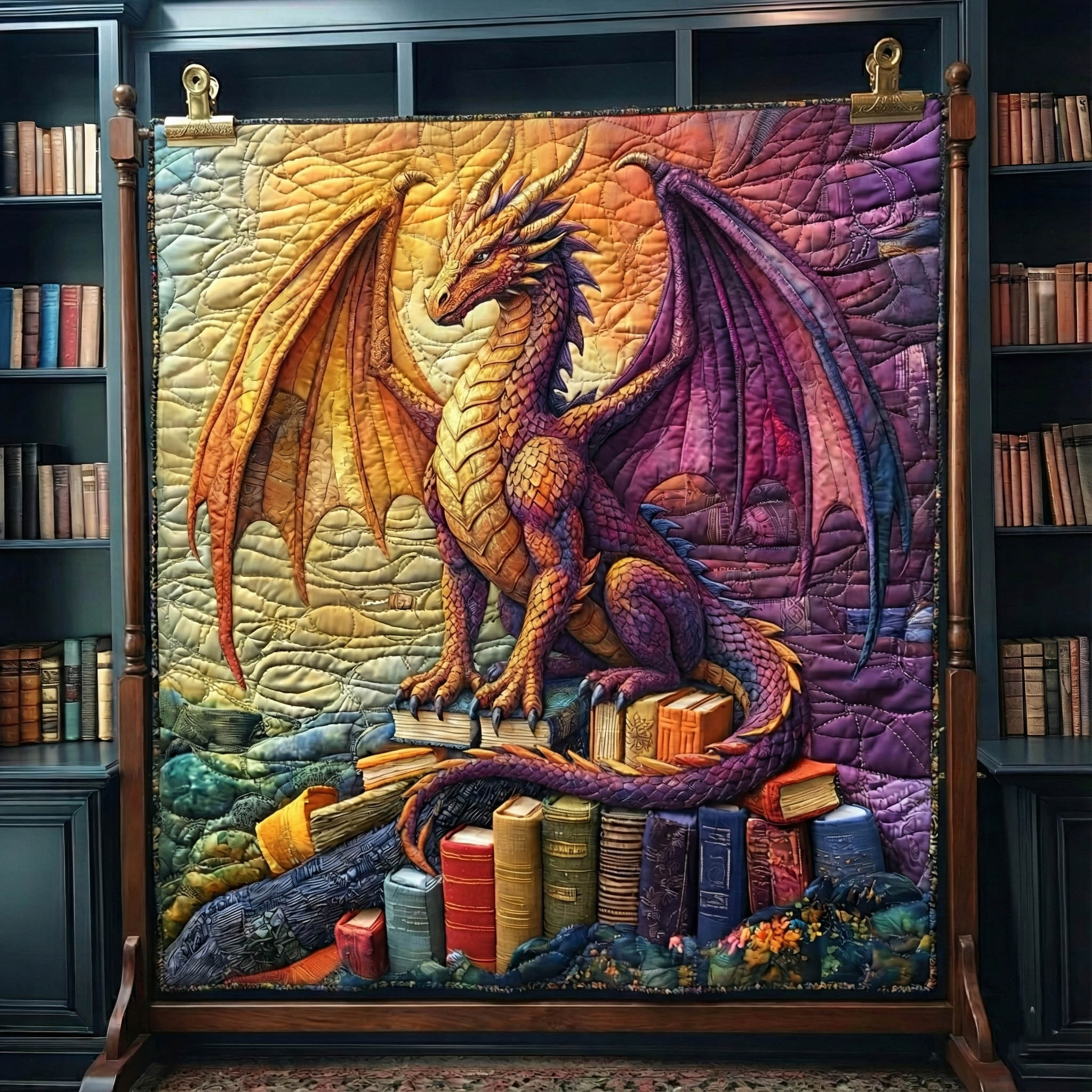 Ancient Inferno Quilted Blanket GFTOTP15794