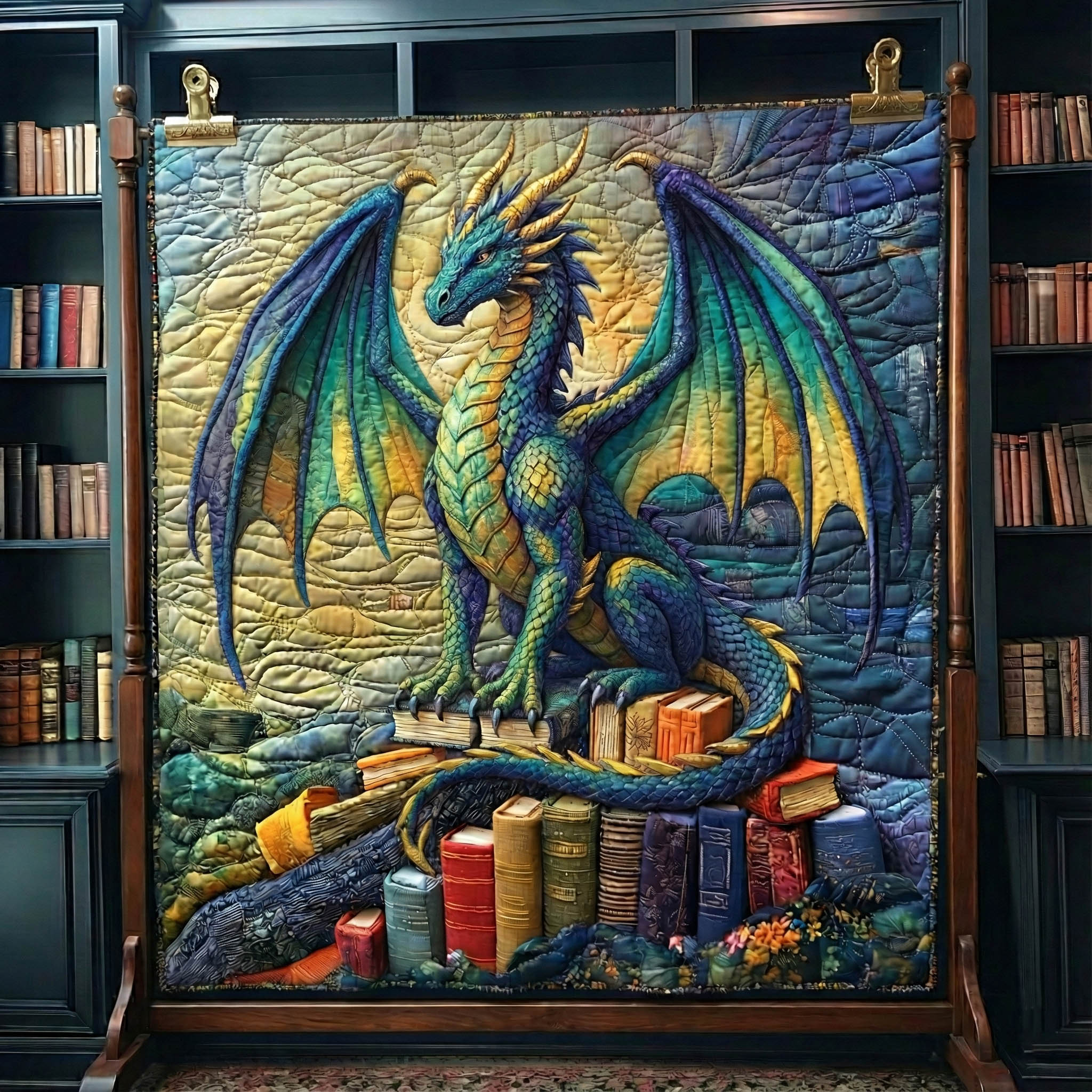Ancient Inferno Quilted Blanket GFTOTP15795