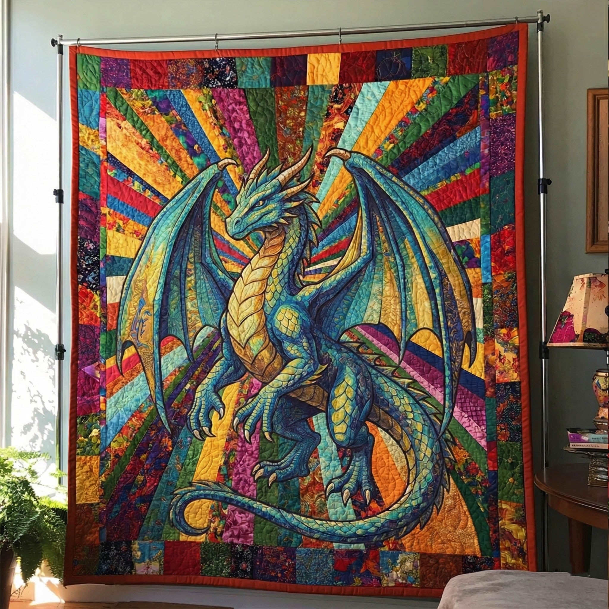 Ancient Inferno Quilted Blanket GFTOTP15799