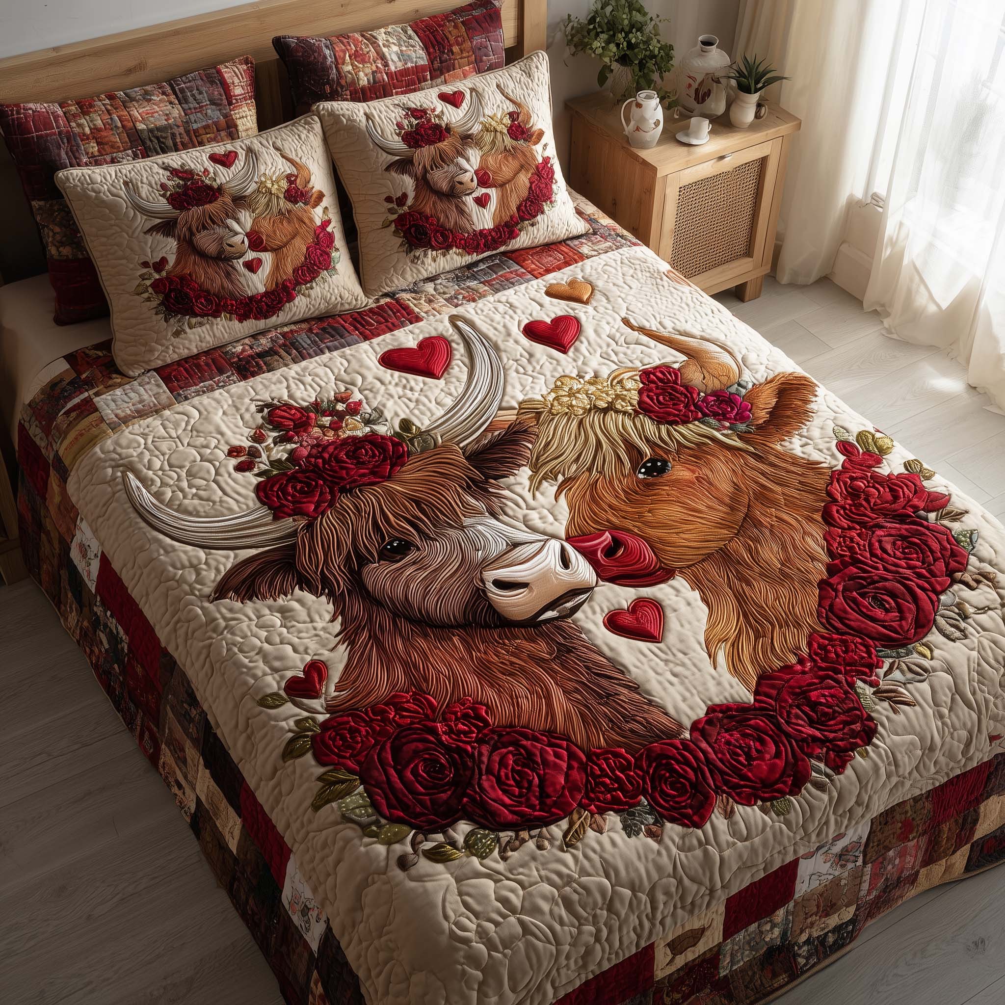 Sweet Union 3-Piece Quilted Bedding Set GFTOTP15822