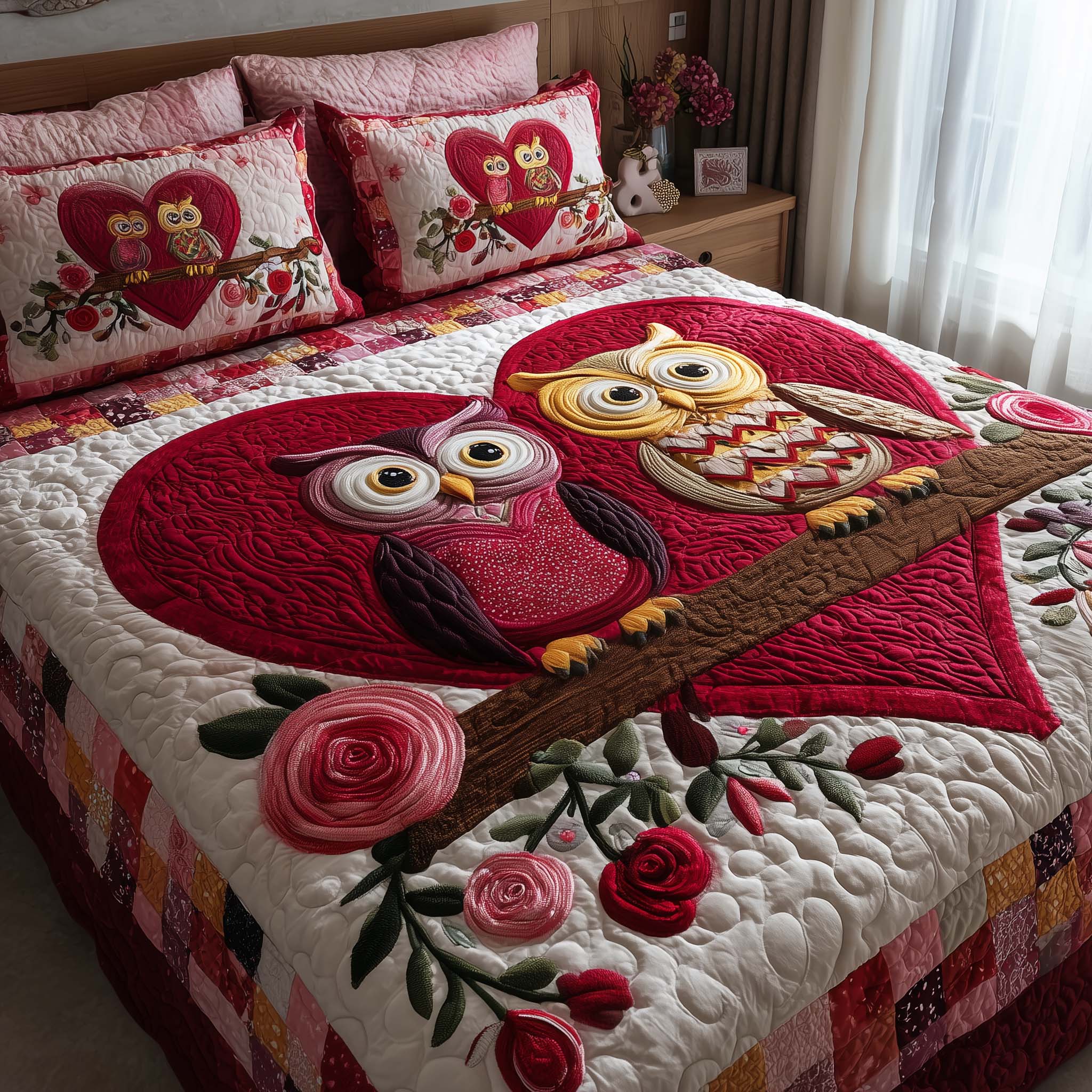 Sweet Union 3-Piece Quilted Bedding Set GFTOTP15823