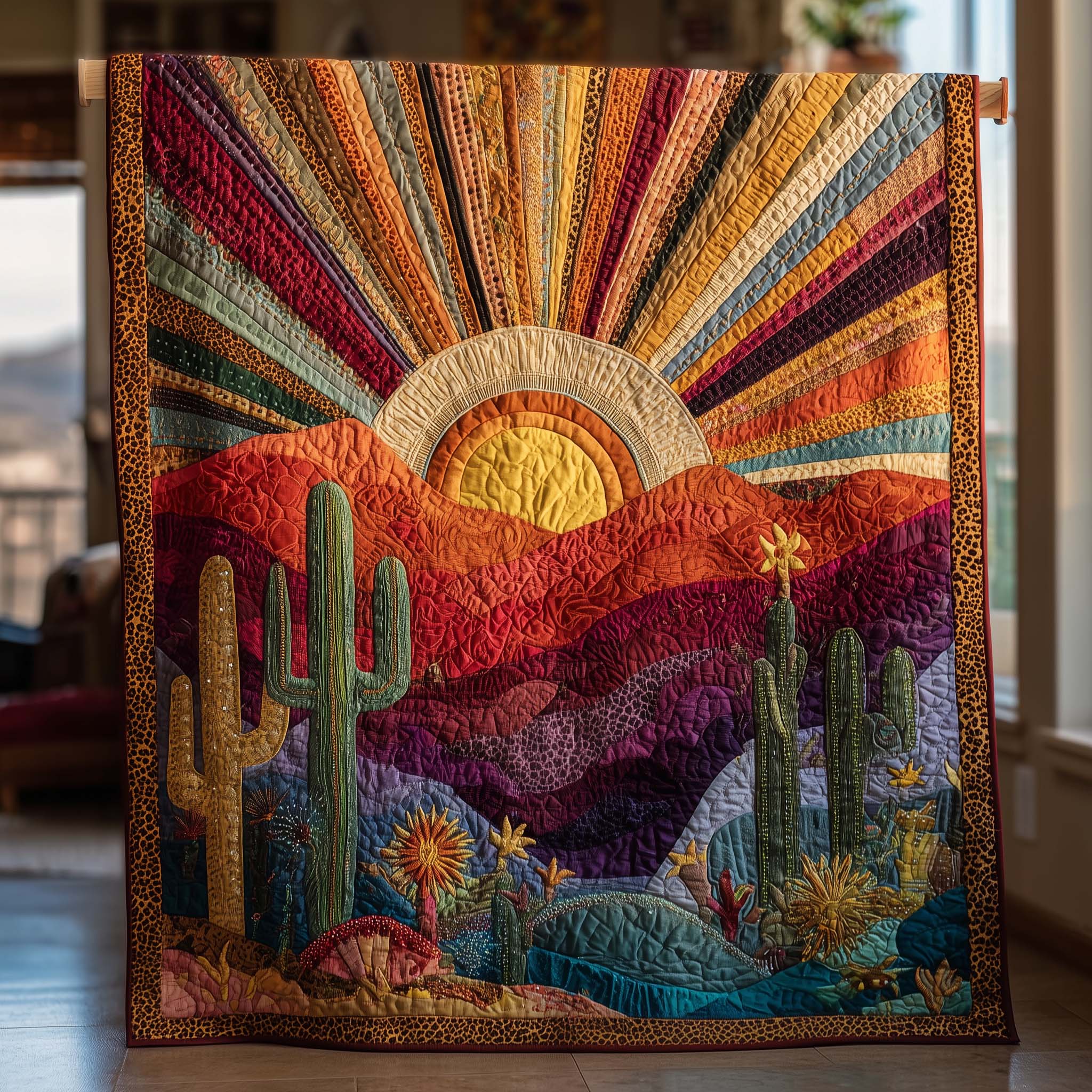 Sunlit Ember Quilted Blanket GFTOTP15954