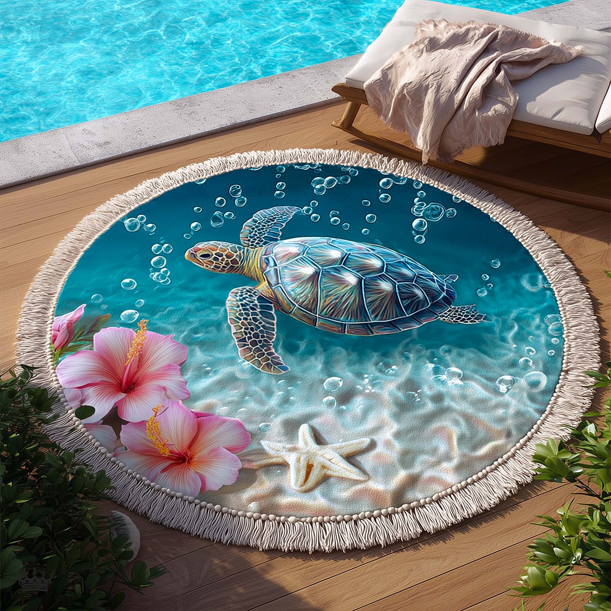 Sandy Haven Round Beach Towel GFTOTP16401