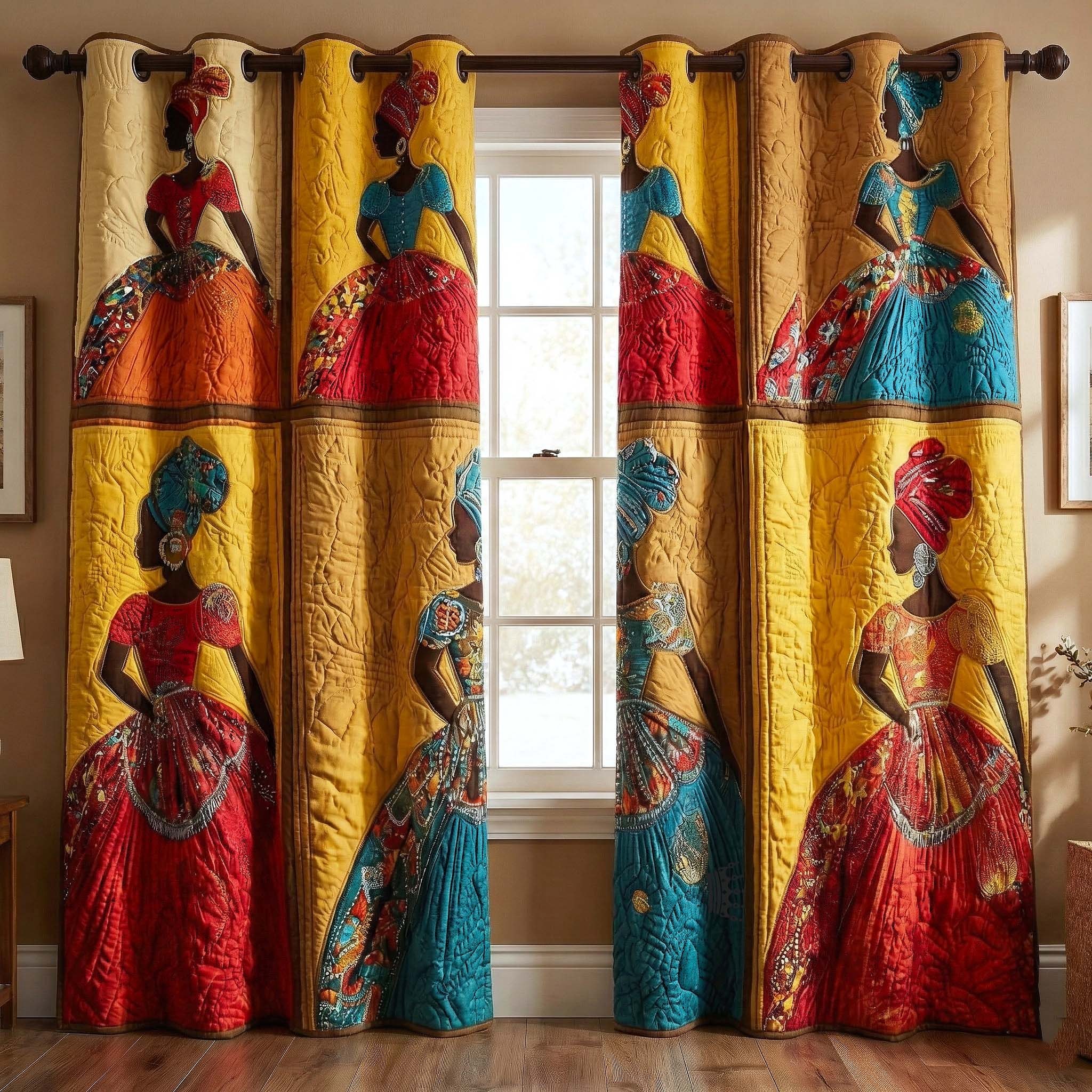 Rich Radiance Quilted Curtains GFTOTP16578