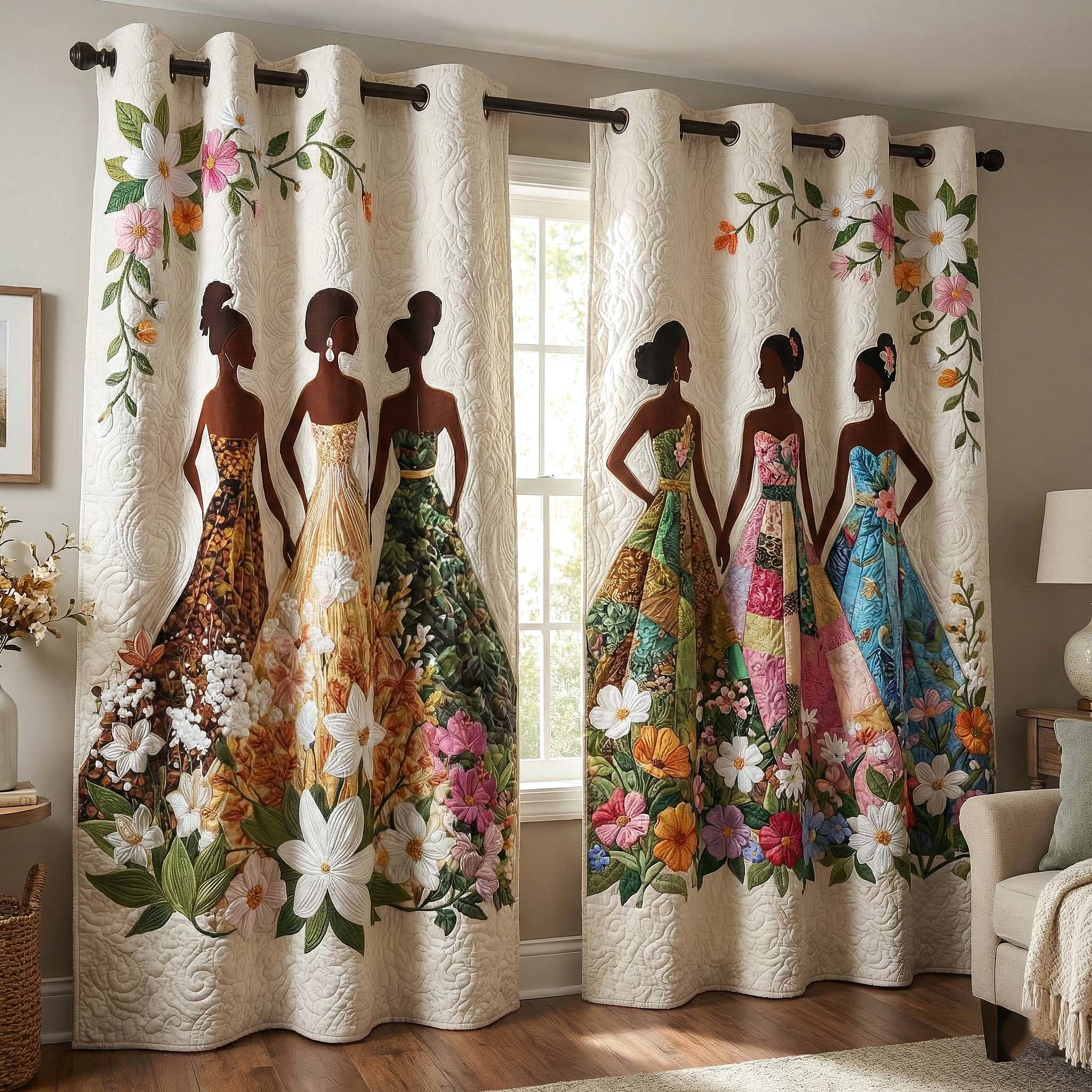 Rich Radiance Quilted Curtains GFTOTP16579
