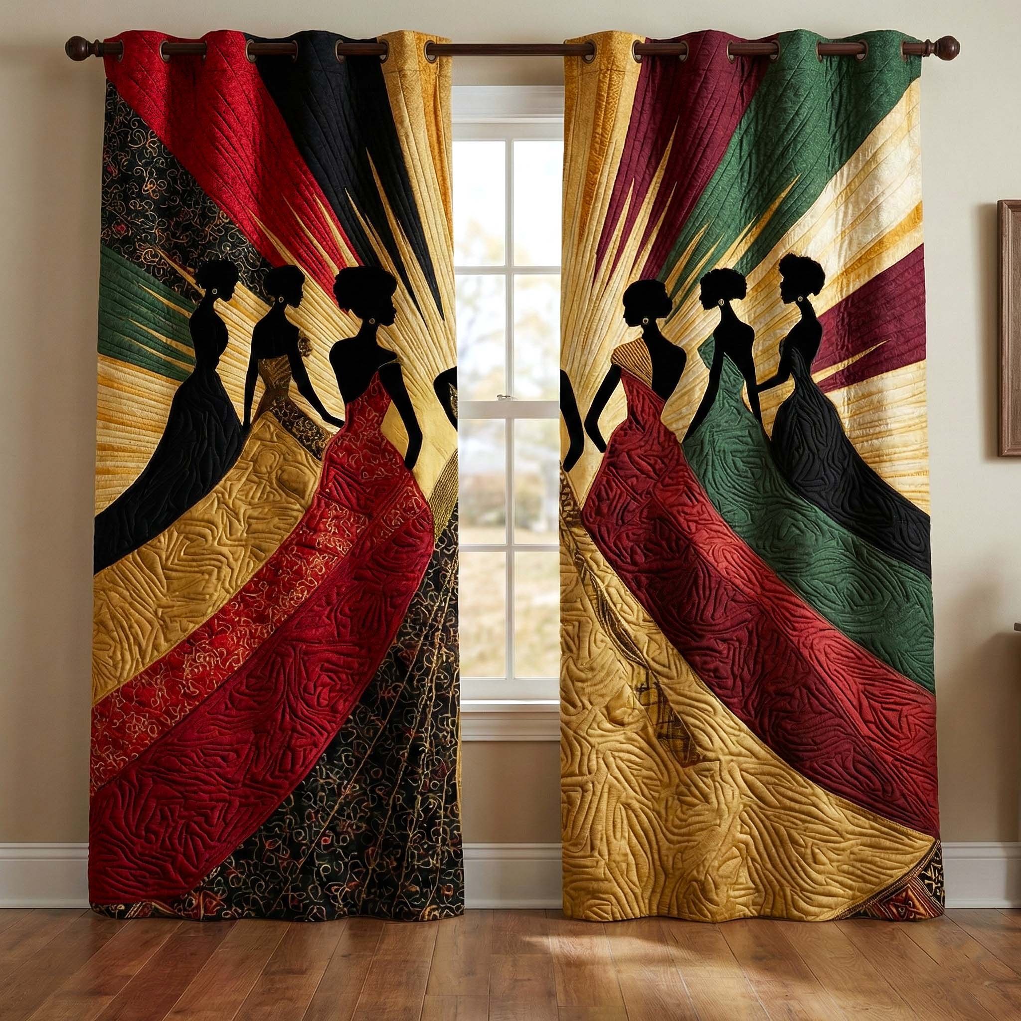Rich Radiance Quilted Curtains GFTOTP16580