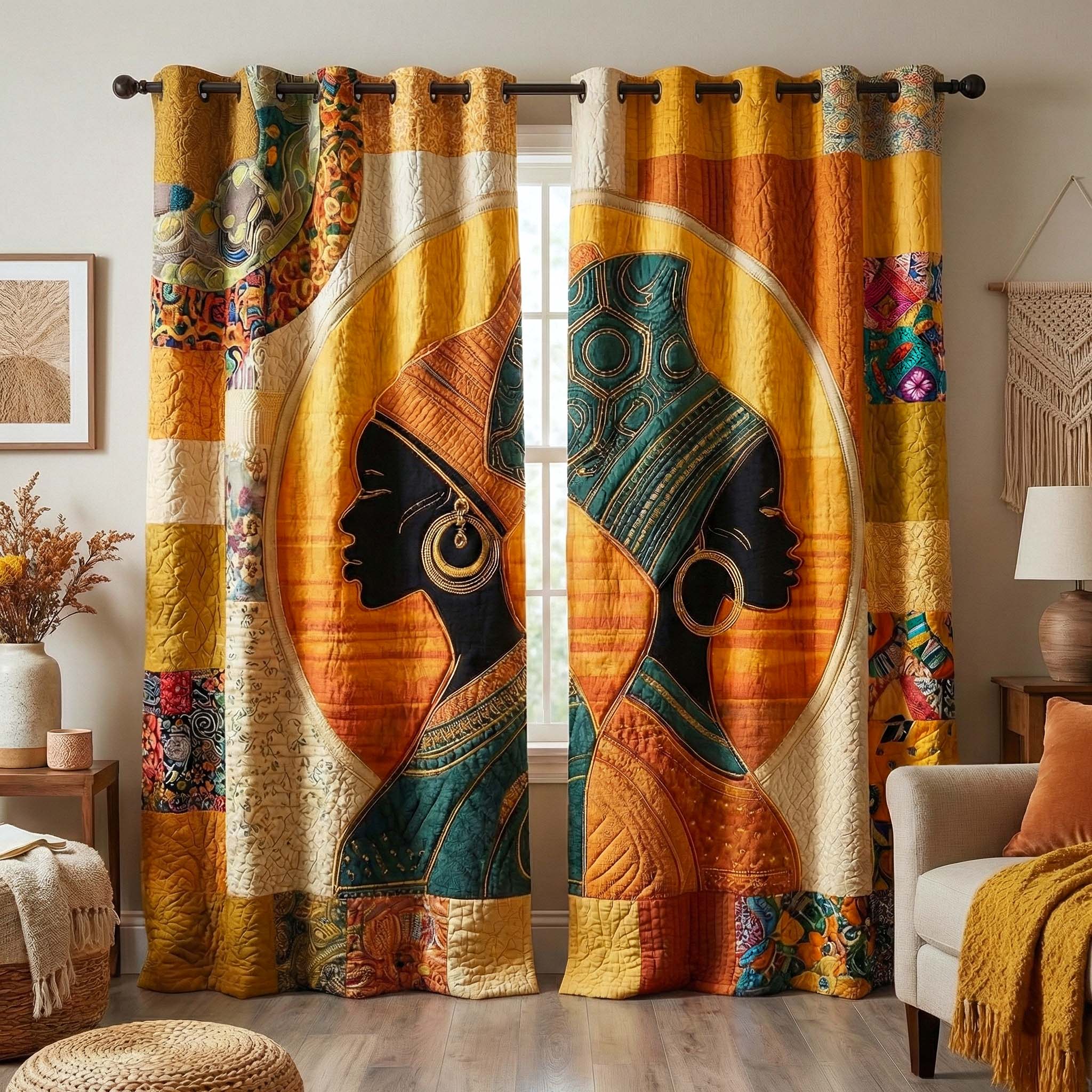 Rich Radiance Quilted Curtains GFTOTP16582