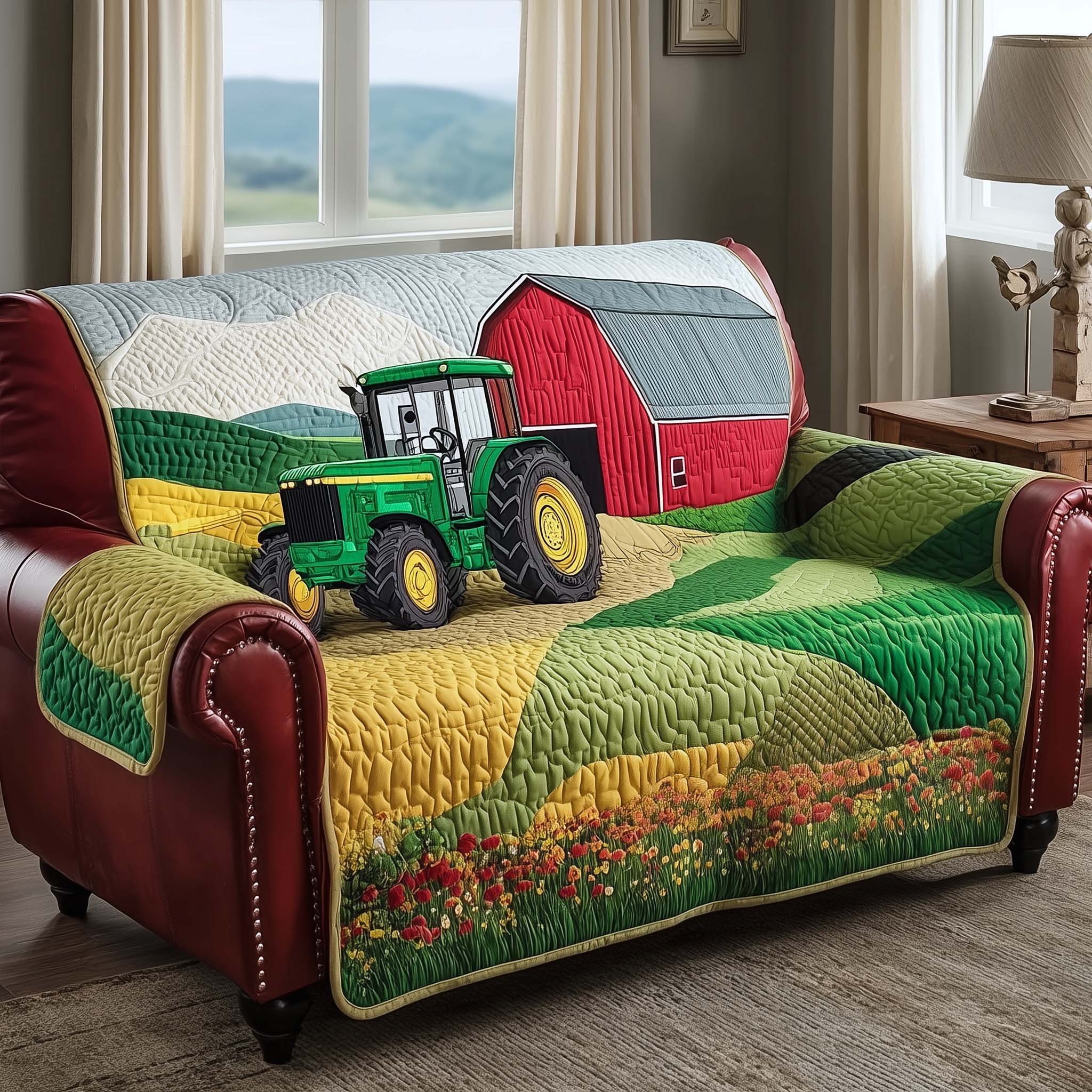 Meadow Homelife Quilted Sofa Cover GFTOTP17106