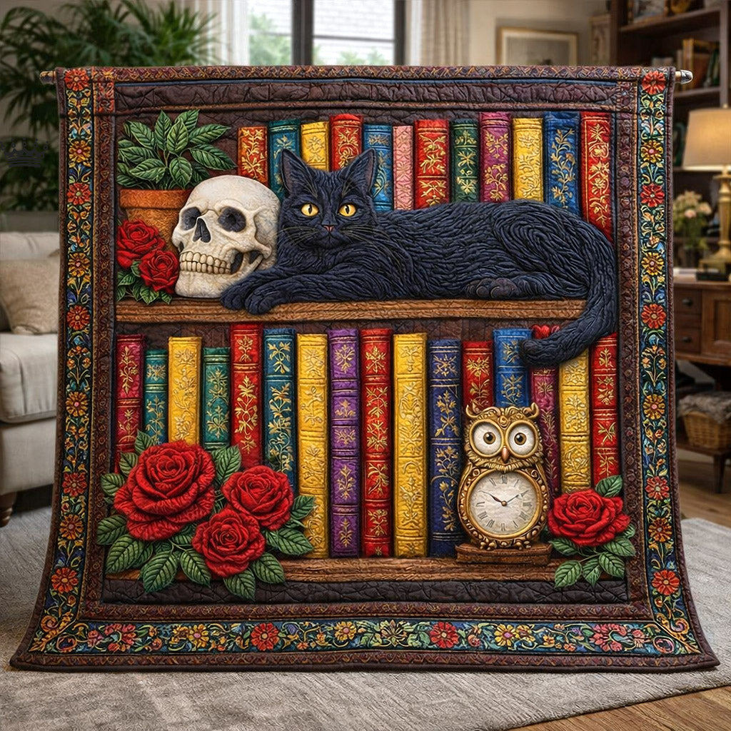 Literary Haven Quilted Blanket GFTOTP17705