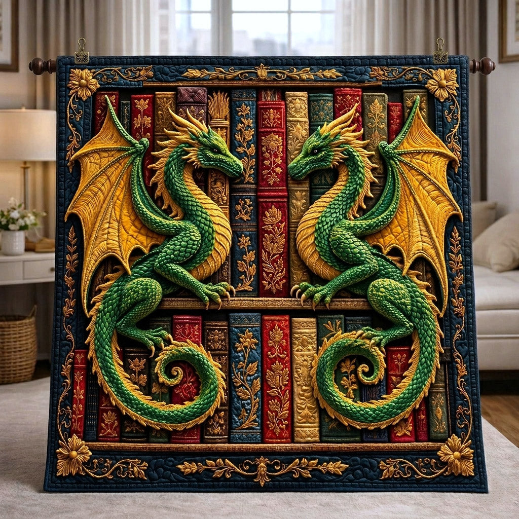 Literary Haven Quilted Blanket GFTOTP17709