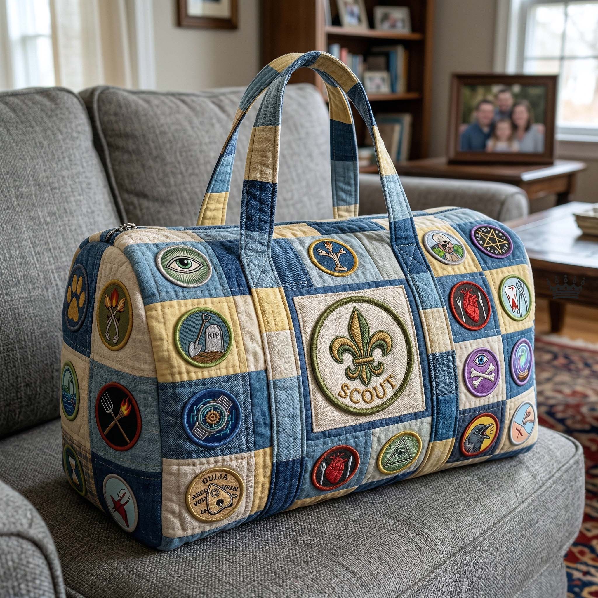 Merit Emblems Quilted Duffle Bag GFTOTP18192