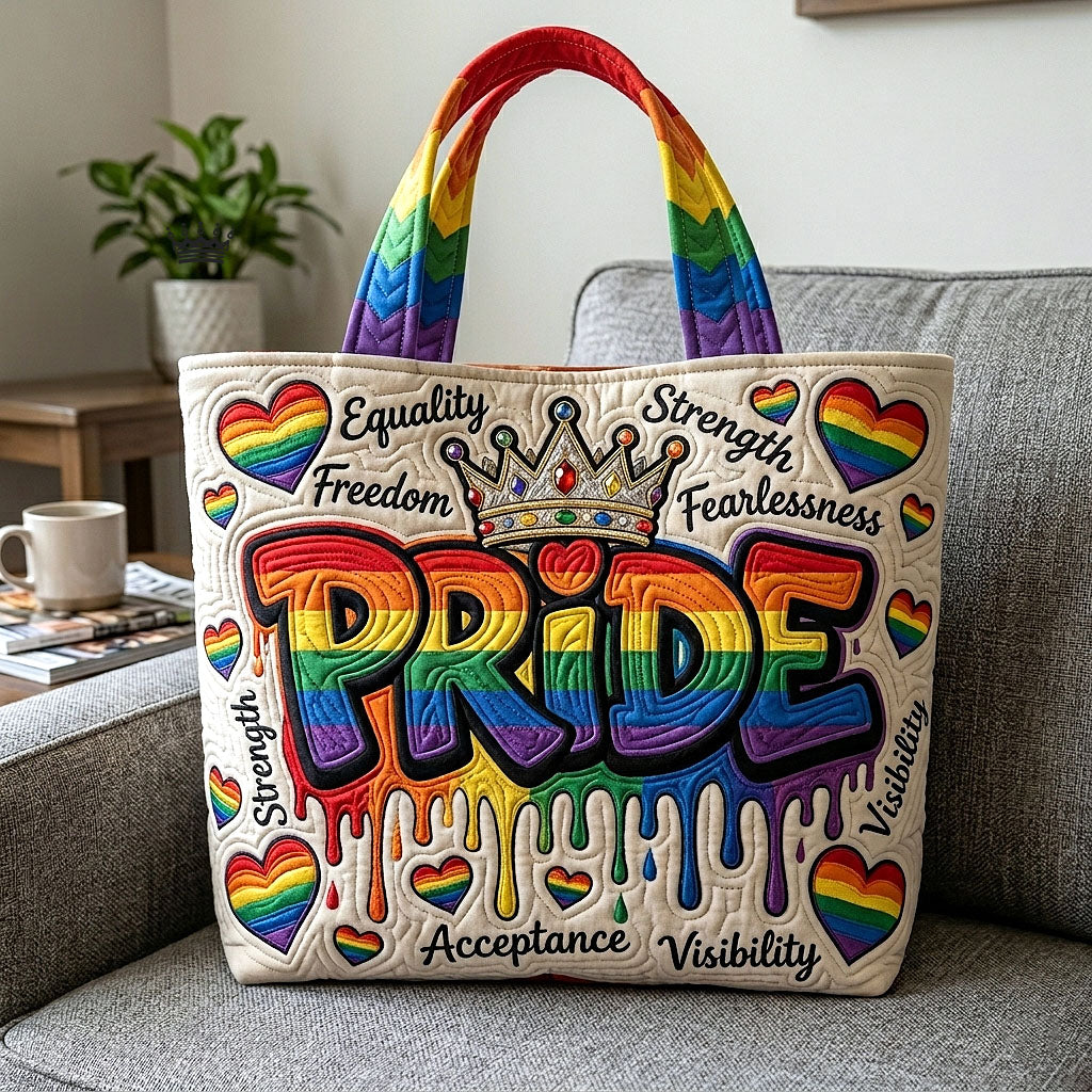 Rainbow Pride Quilted Tote Bag GFTOTP18568