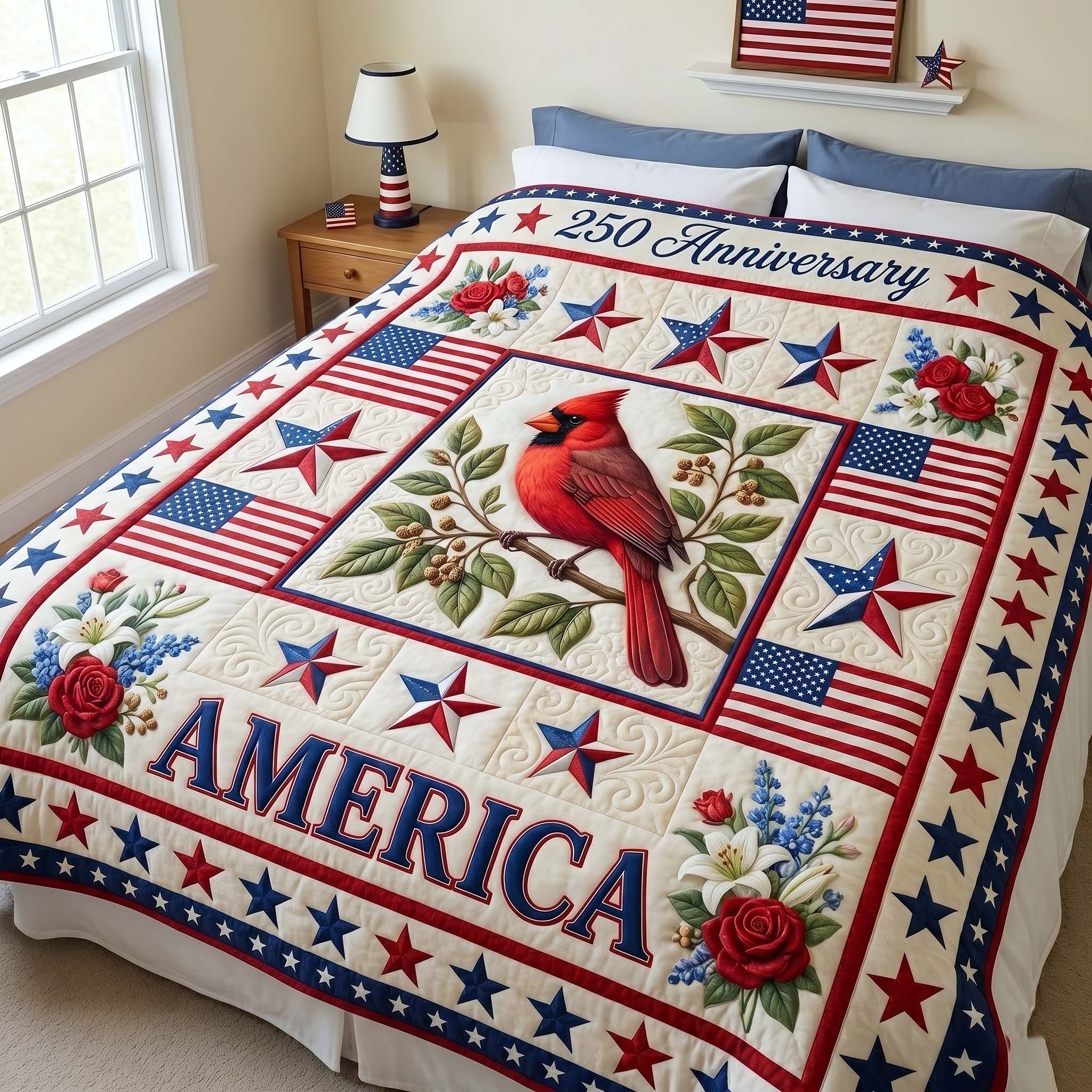 Heritage Patch Quilted Blanket GFTOTP18824